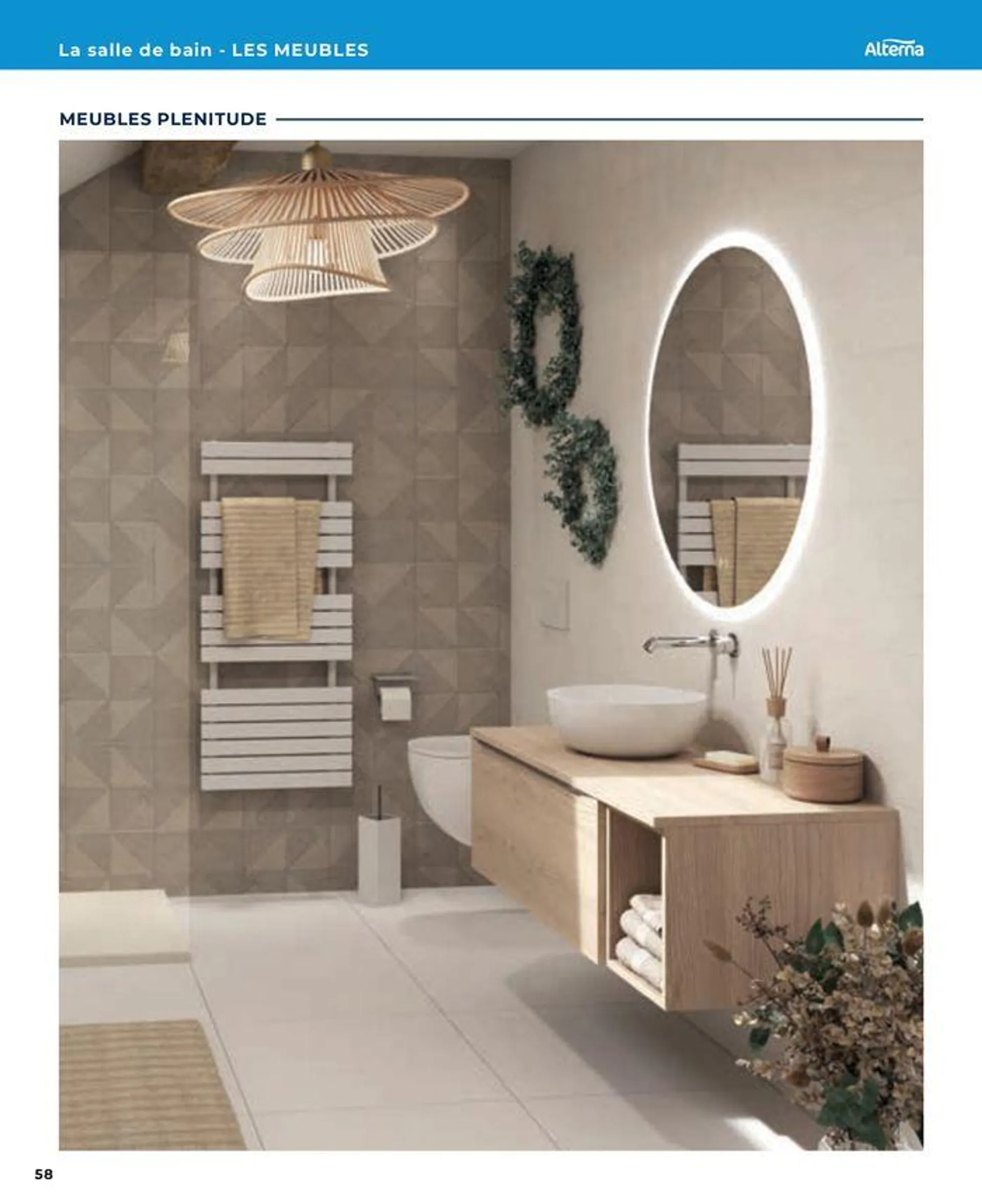 La salle de bain en toute sérénité du 17 janvier au 31 août 2024 - Catalogue page 58