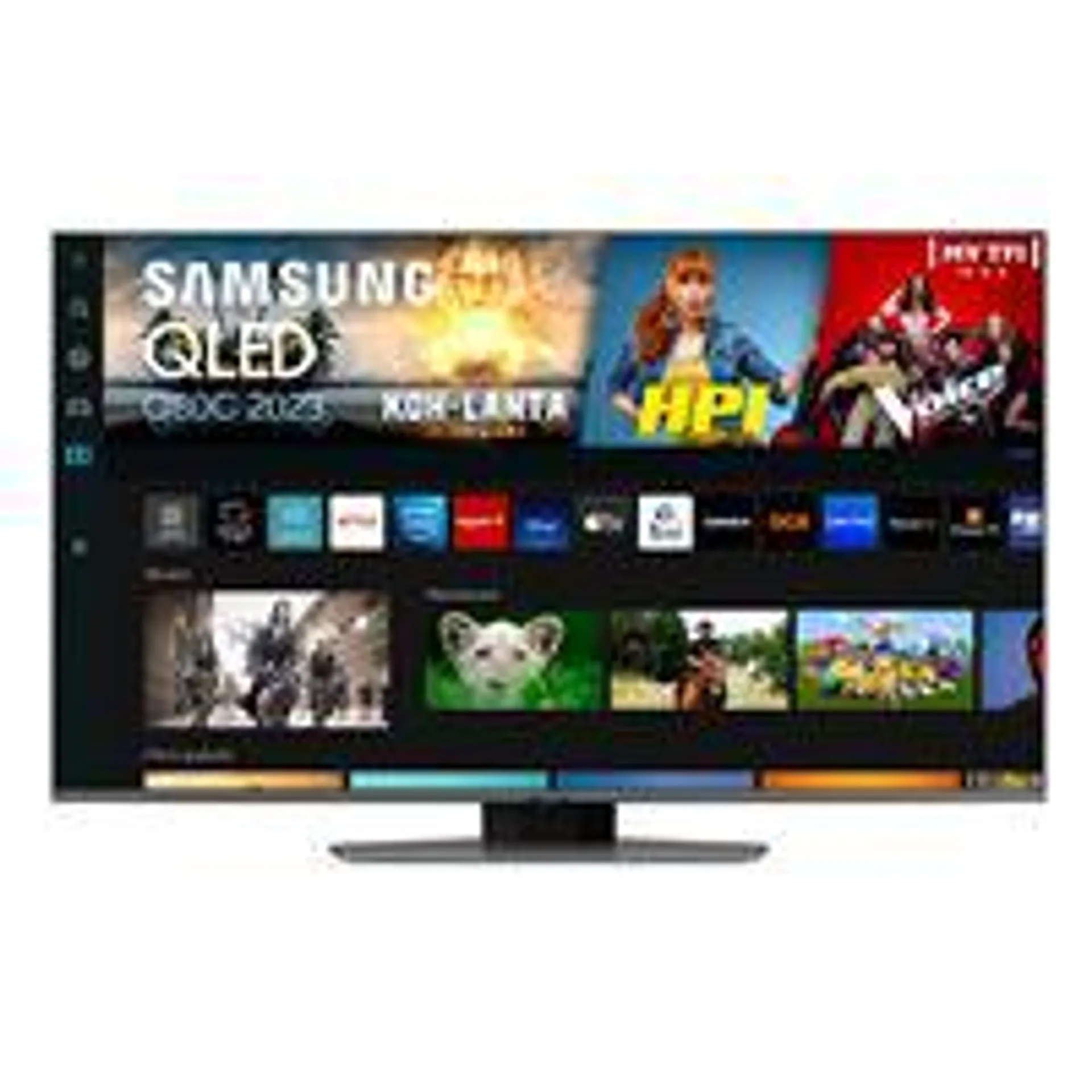 TV Samsung QLED TQ55Q80C 140 cm 4K UHD Smart TV Argent carbone