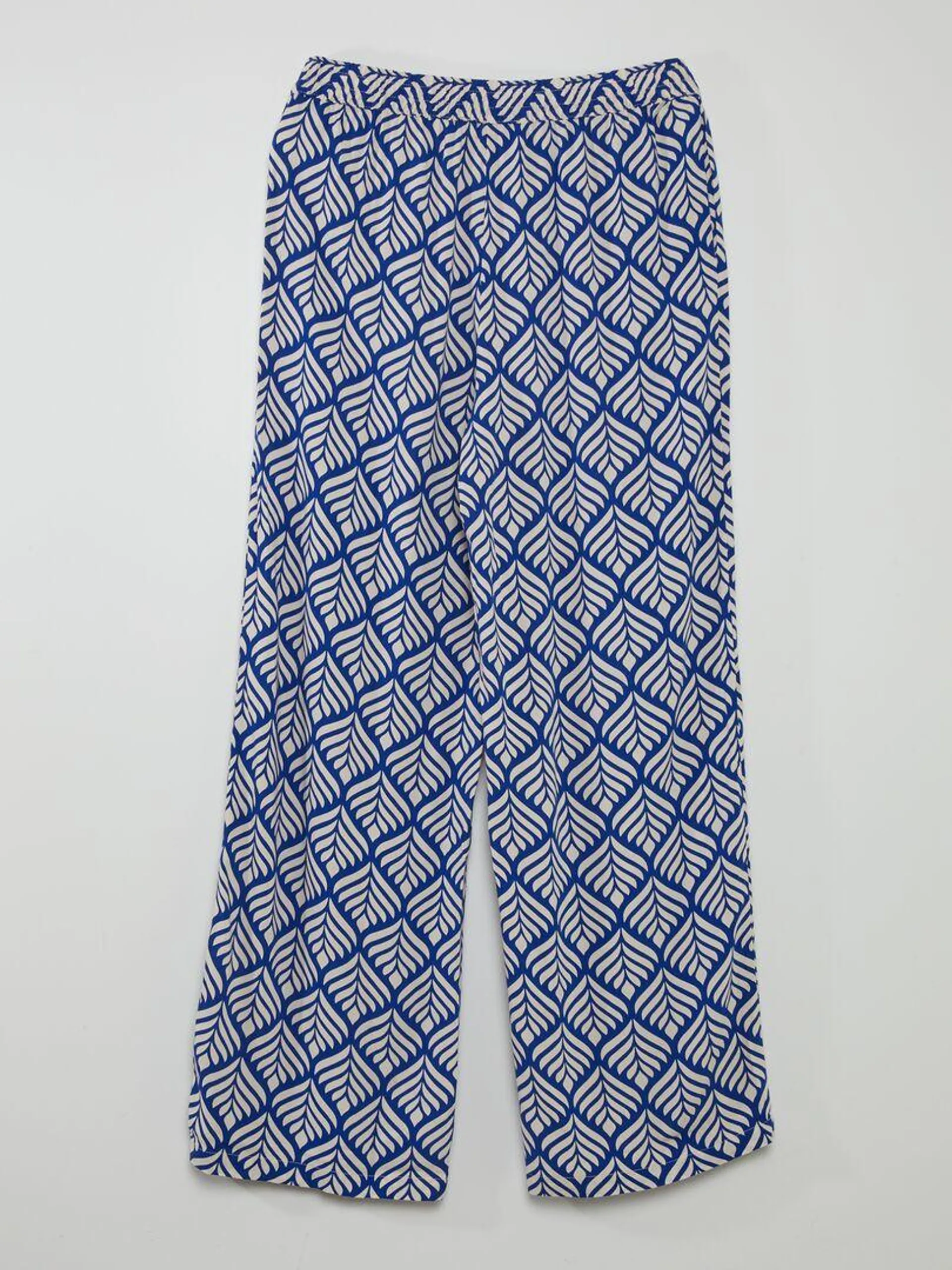 Pantalon large 'JDY' - Bleu