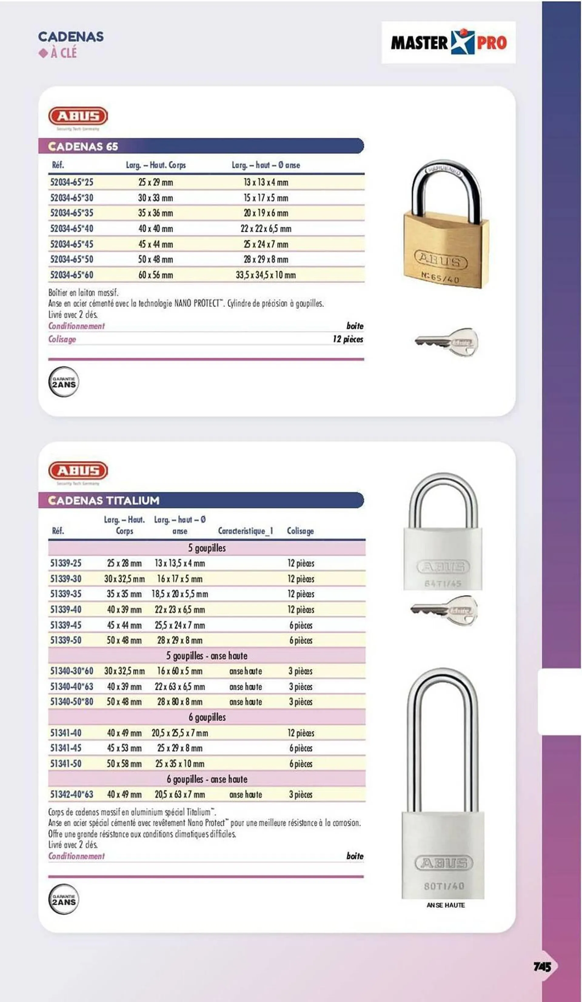 Catalogue Master Pro du 3 janvier au 31 décembre 2024 - Catalogue page 718