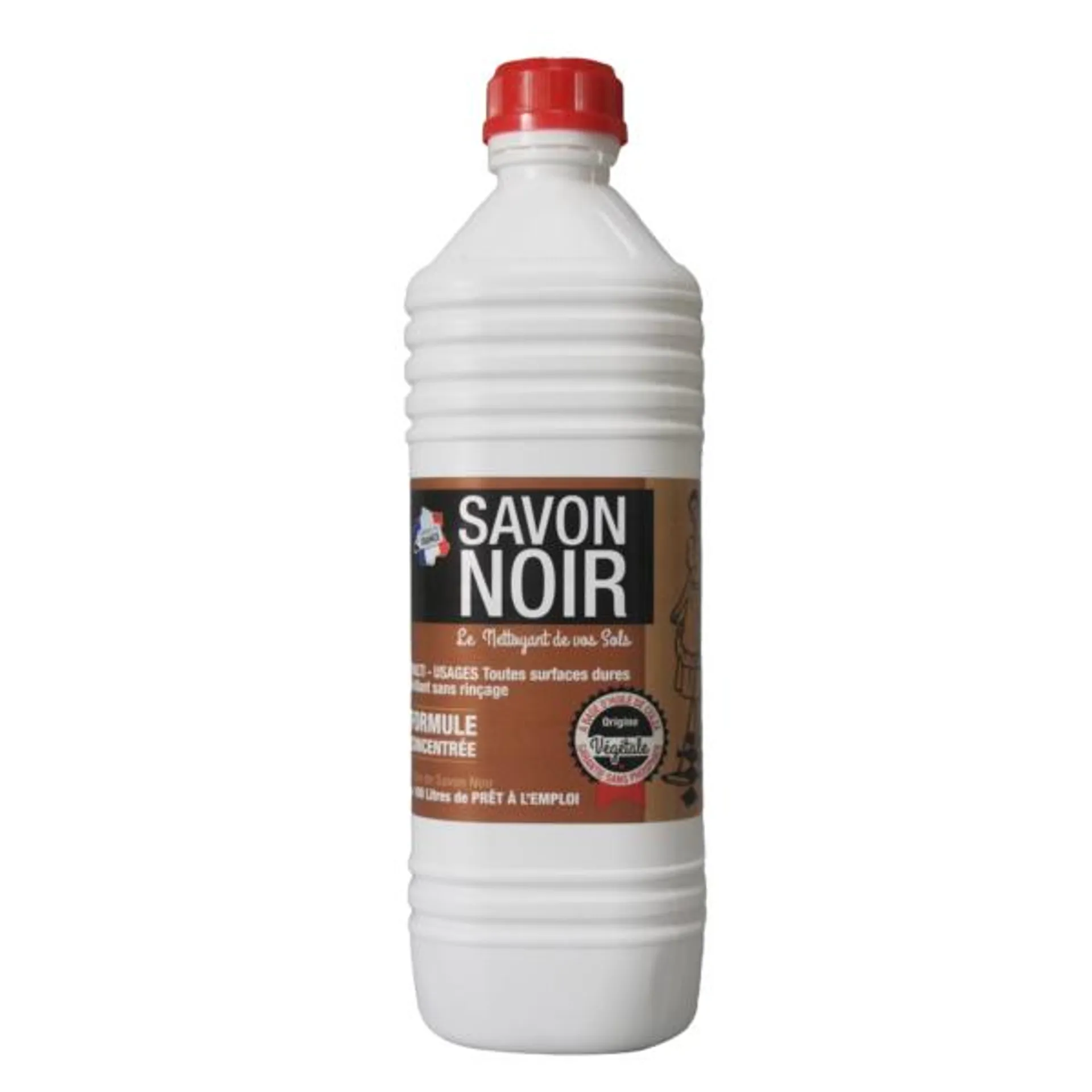 Savon noir en bouteille de 1 litre