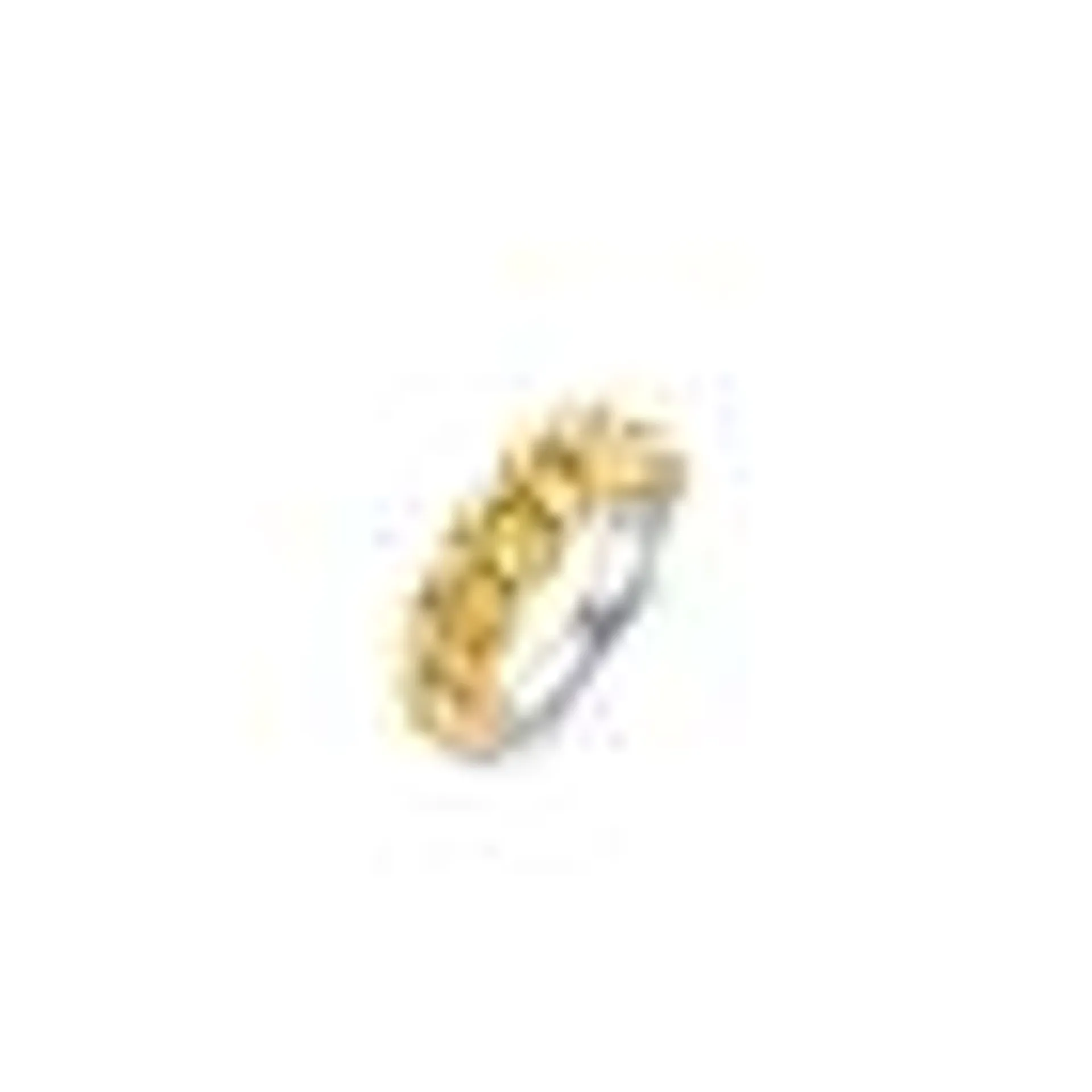 BAGUE EN ARGENT 925/000 RHODIE DORE