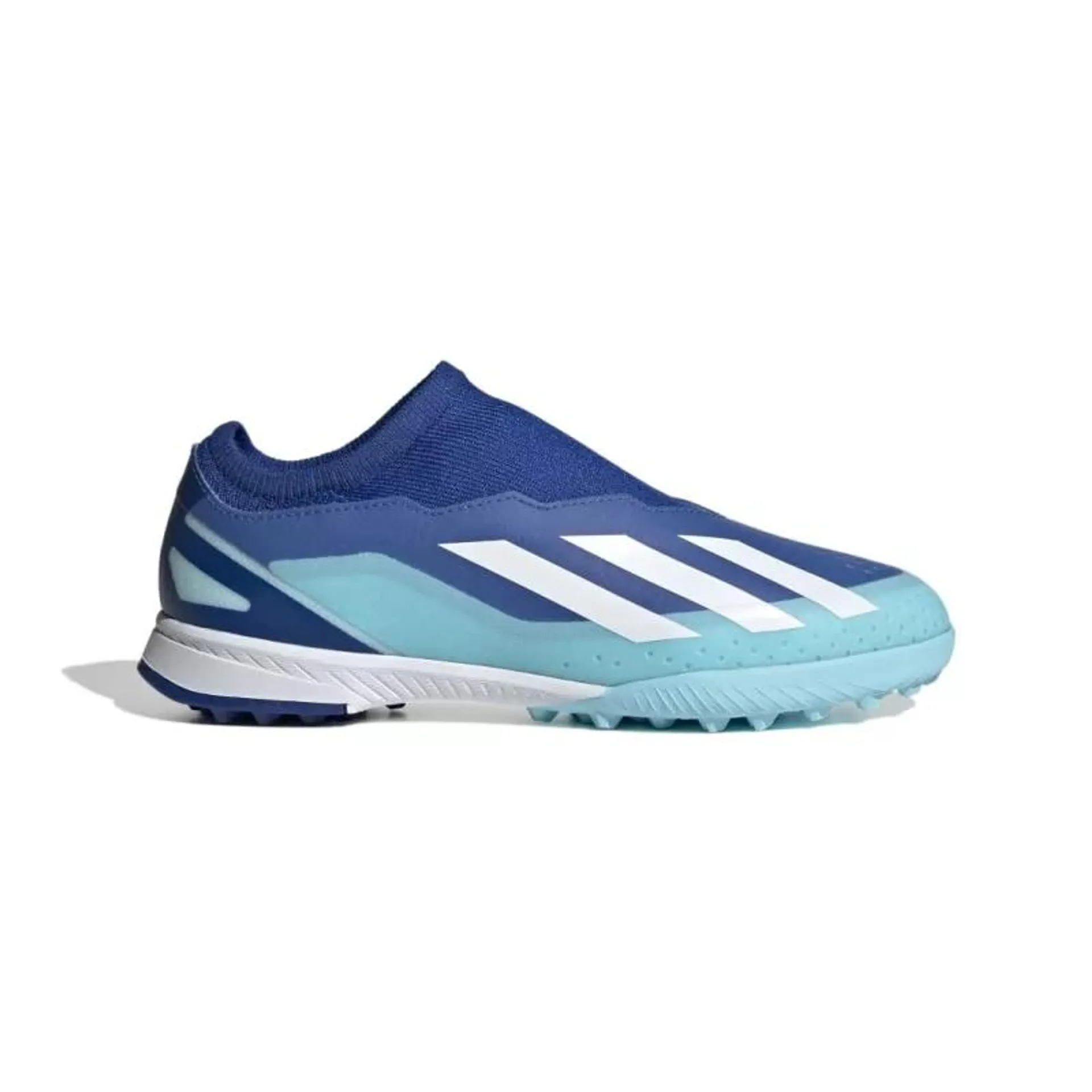 Adidas X Crazyfast.3 Sans Lacets Tf Junior Bleu