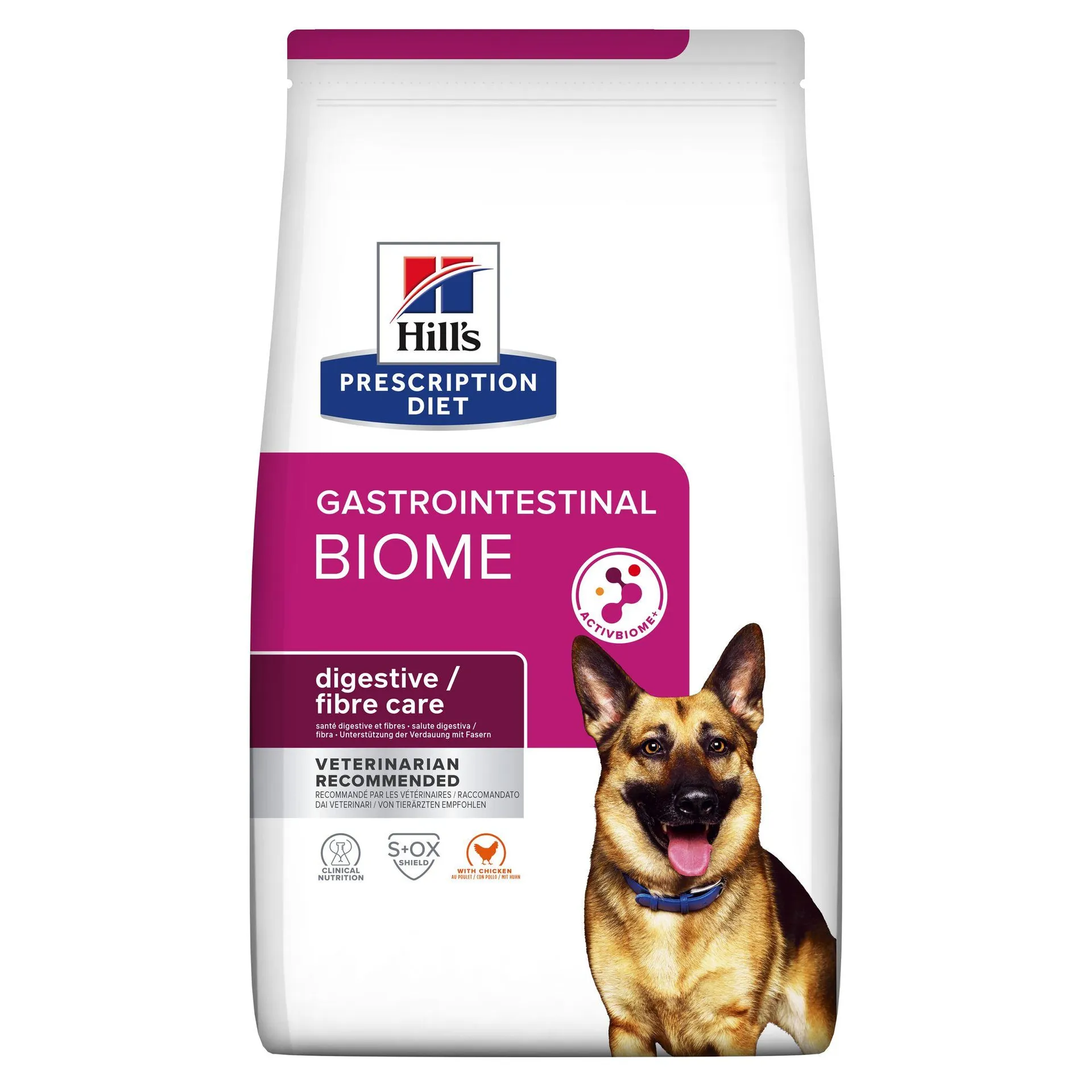 Hill’s prescription diet gastrointestinal biome hondenvoer met kip zak 10kg