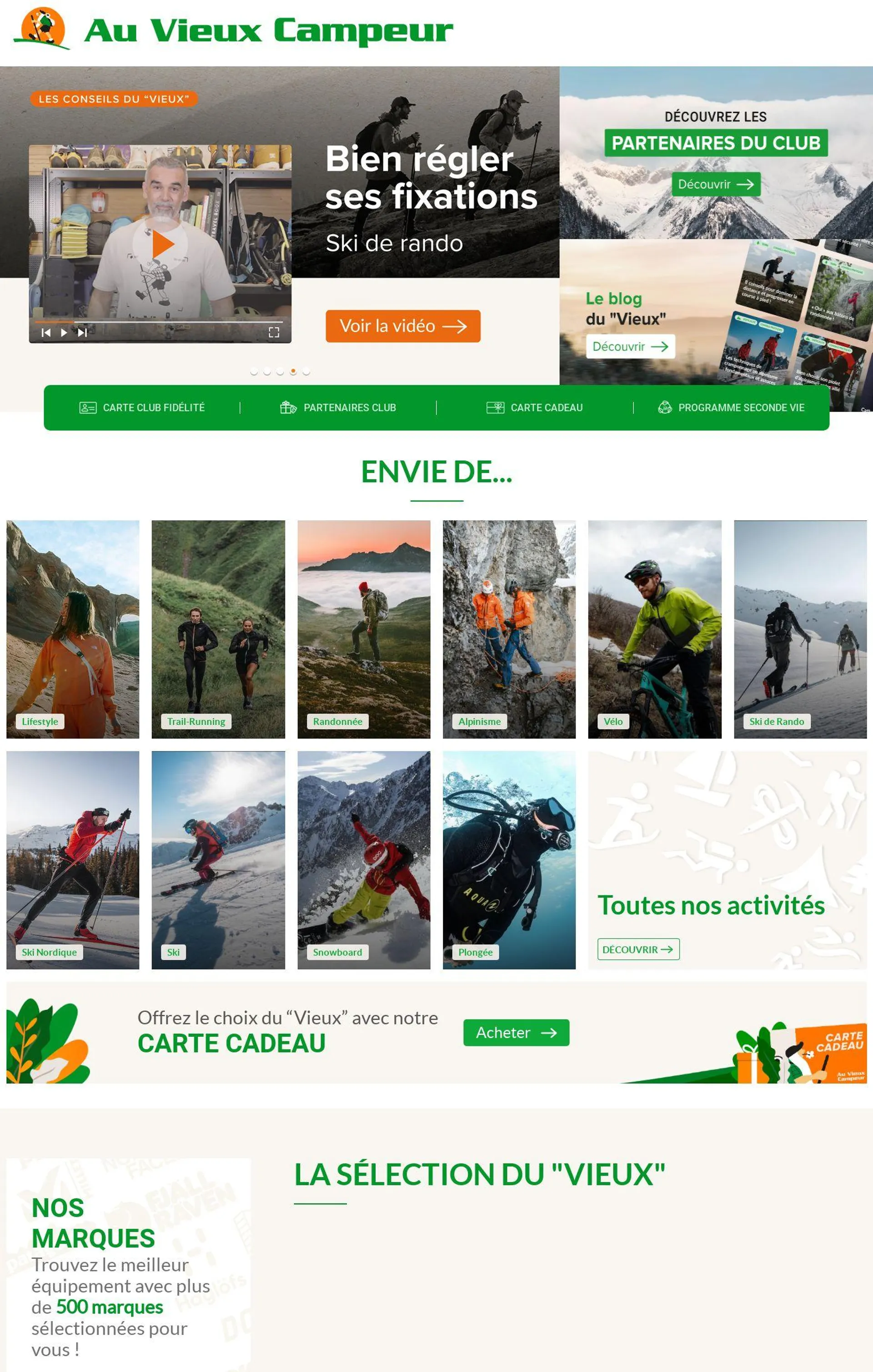 Au Vieux Campeur Catalogue actuel - 1