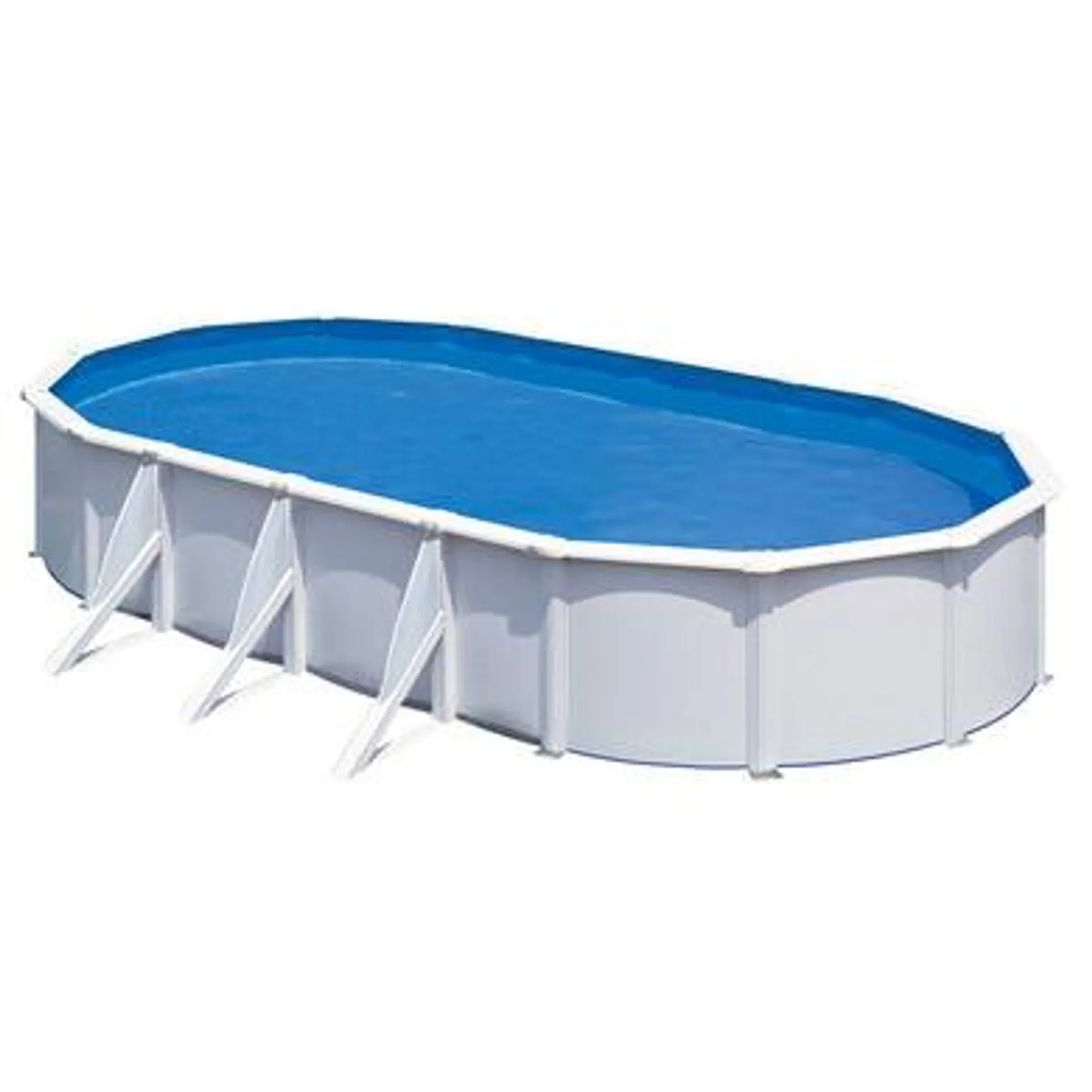 Piscine hors sol acier 7,44 x 3,99 x 1,22 m