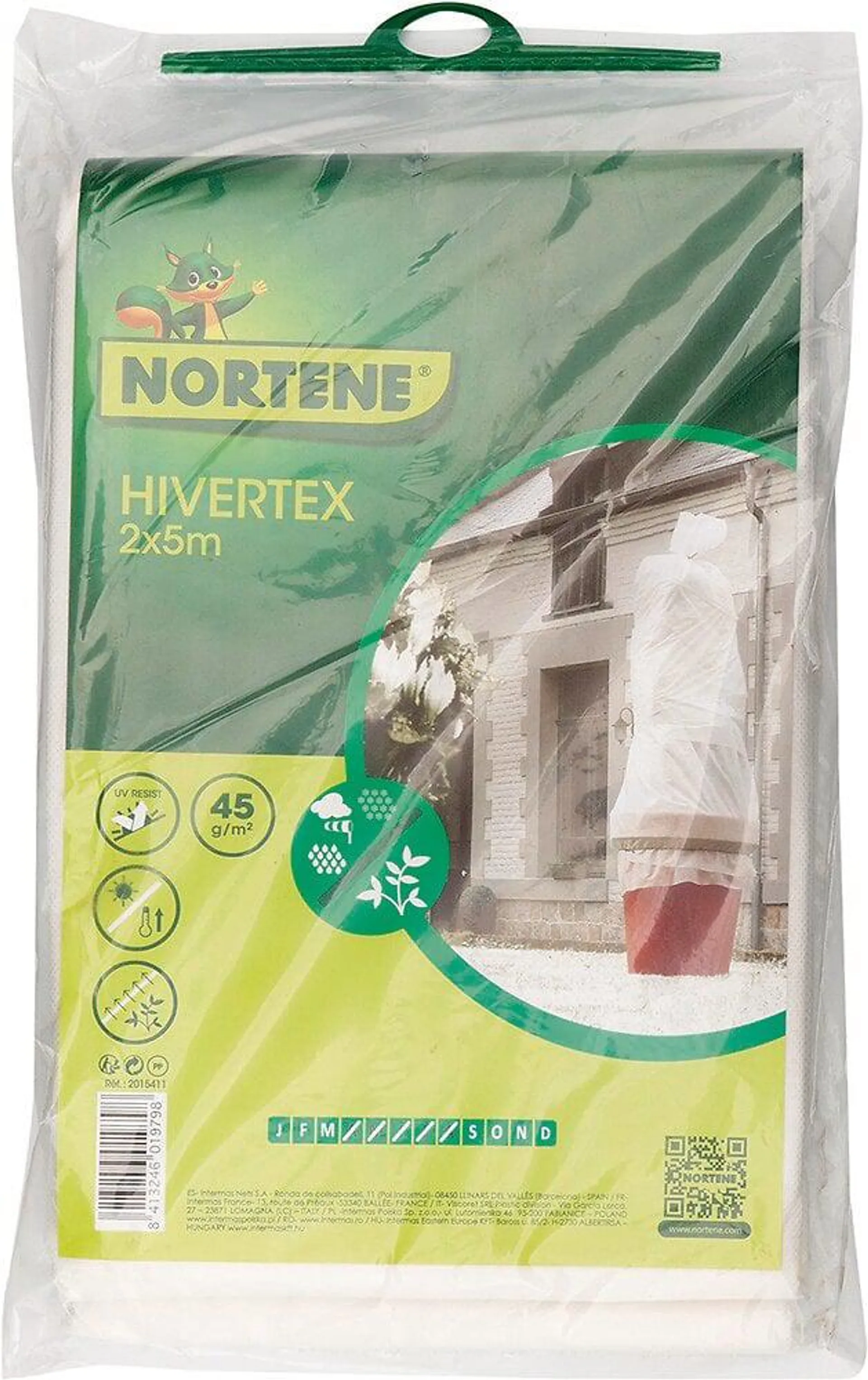 Voile hivernage 45g-m2 2x5m