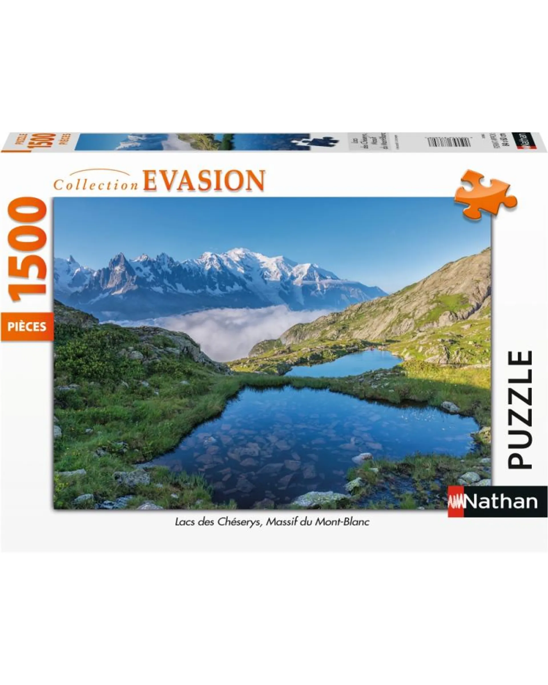 PUZZLE 1500 PIECES - LACS DES CHESERYS, MASSIF DU MONT-BLANC