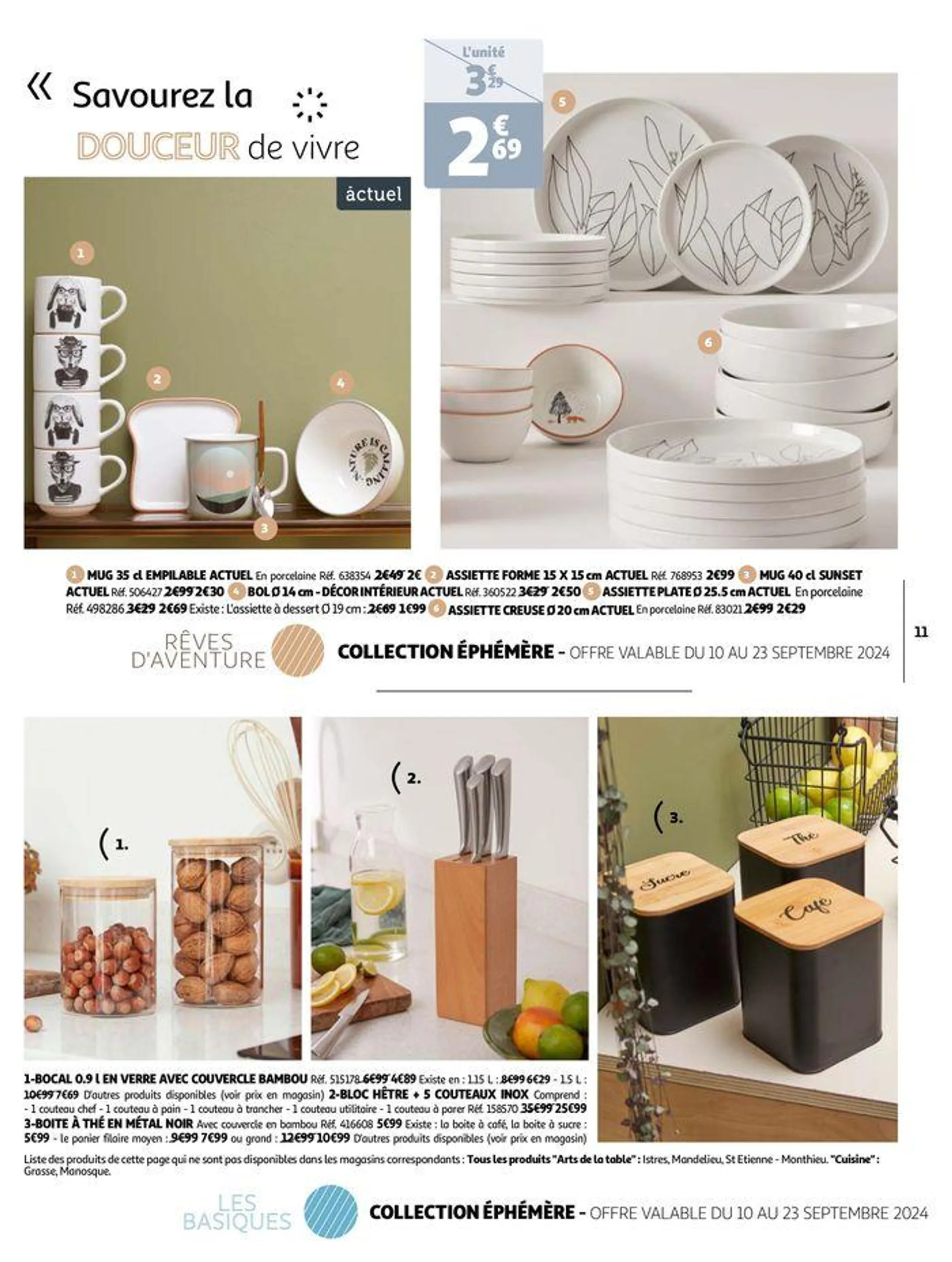 Collection Déco : Si bien chez soi du 10 septembre au 28 octobre 2024 - Catalogue page 11