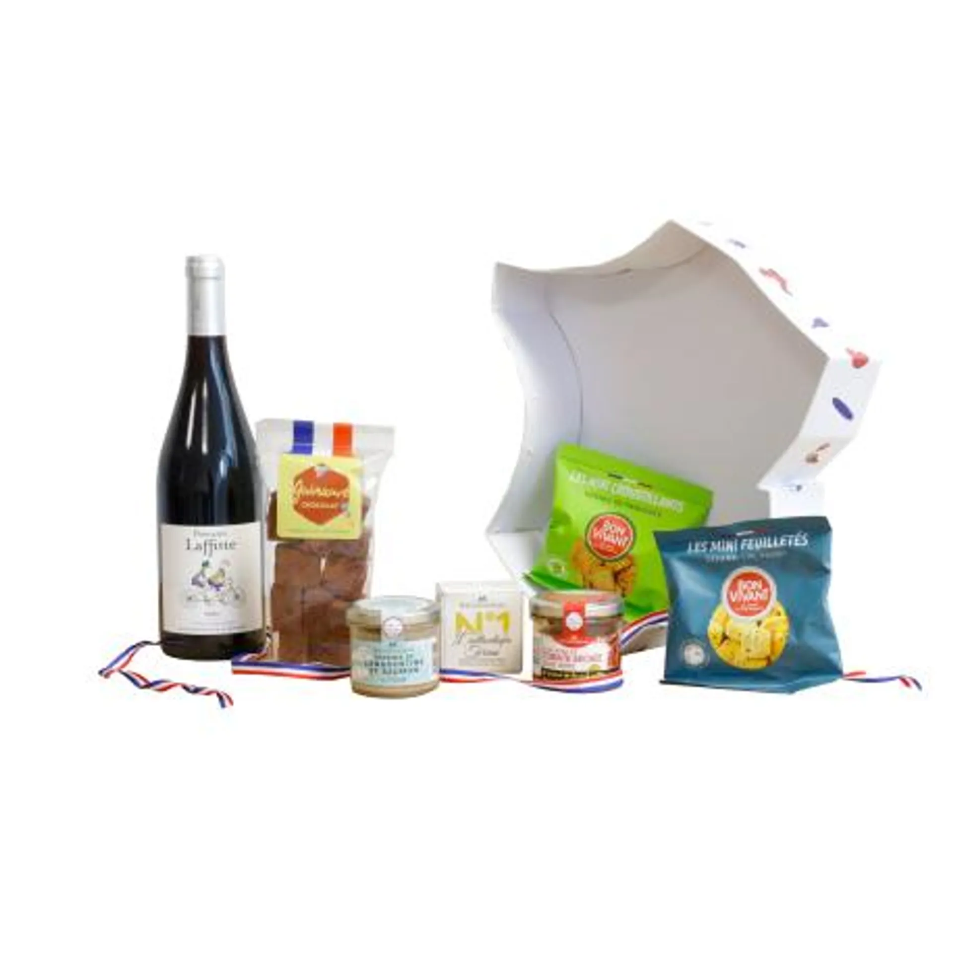 Cadeau gourmand "Saveurs du terroir Francais" - Kit apéritif du supporter Francais