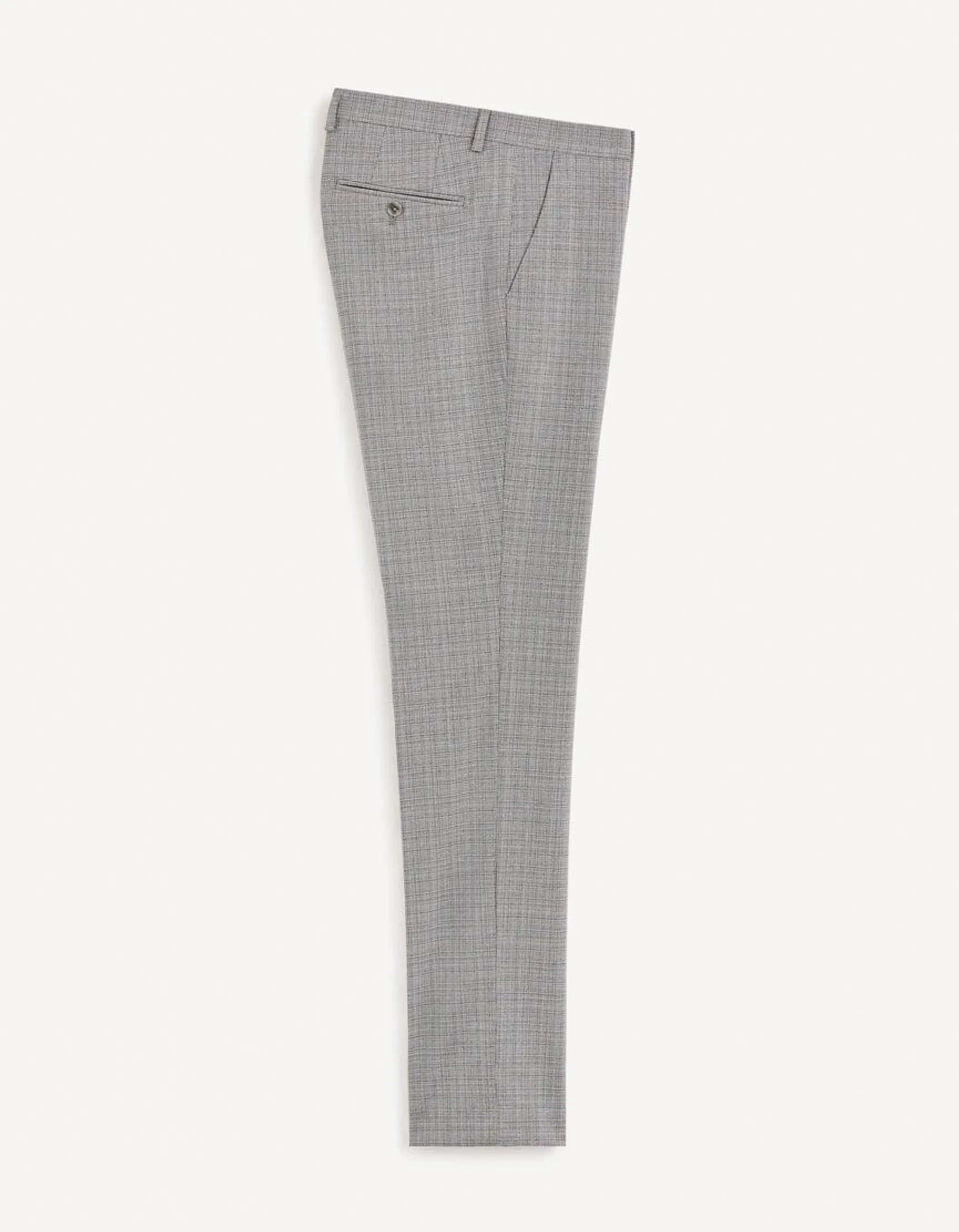 Pantalon de costume slim - gris chiné