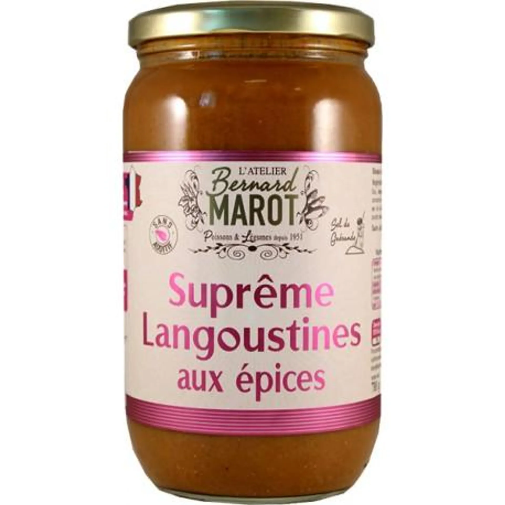 Soupe de langoustines aux épices et sel de Guérande 780g