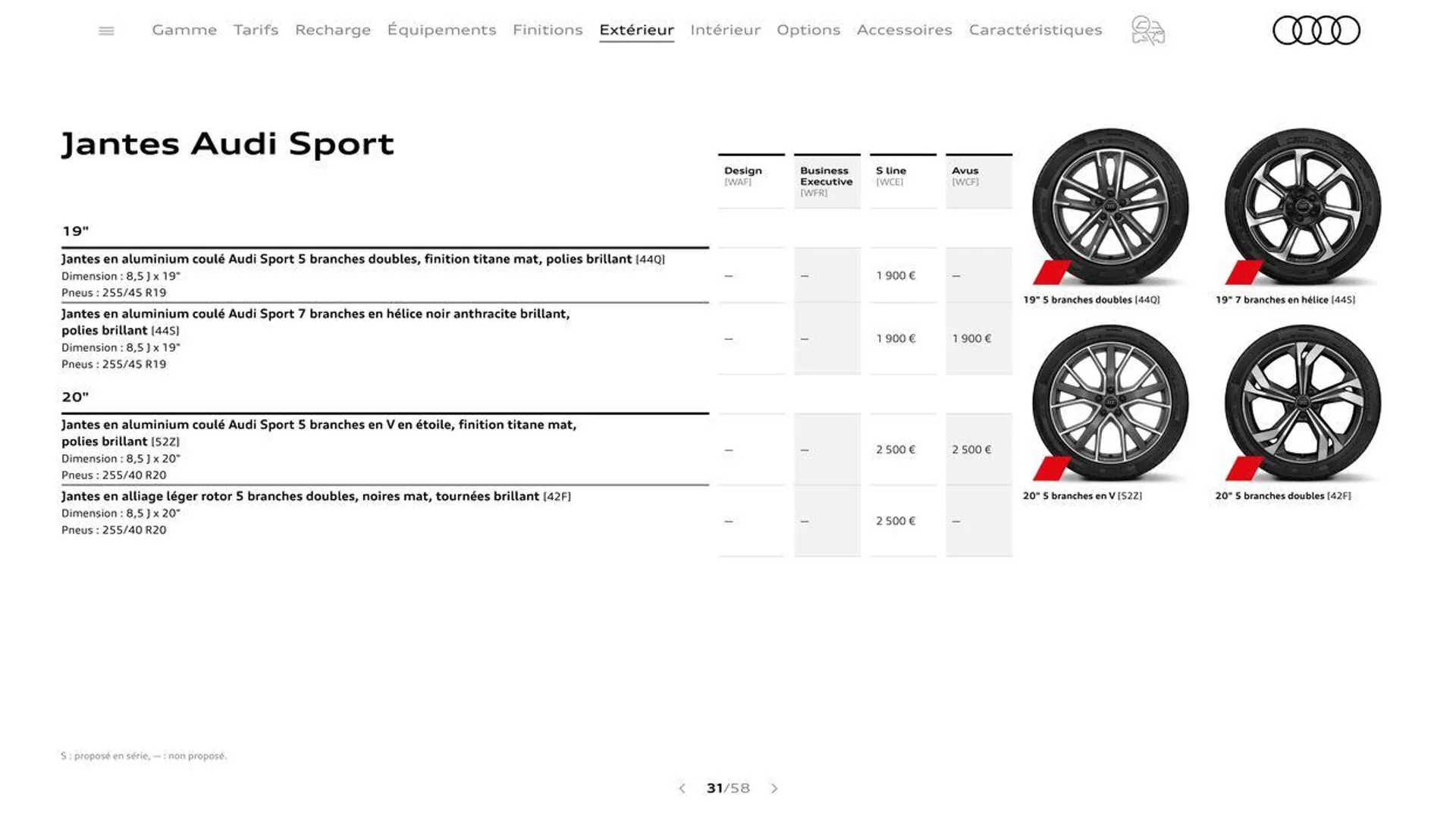 Audi Q3 Sportback du 20 août au 31 décembre 2024 - Catalogue page 31