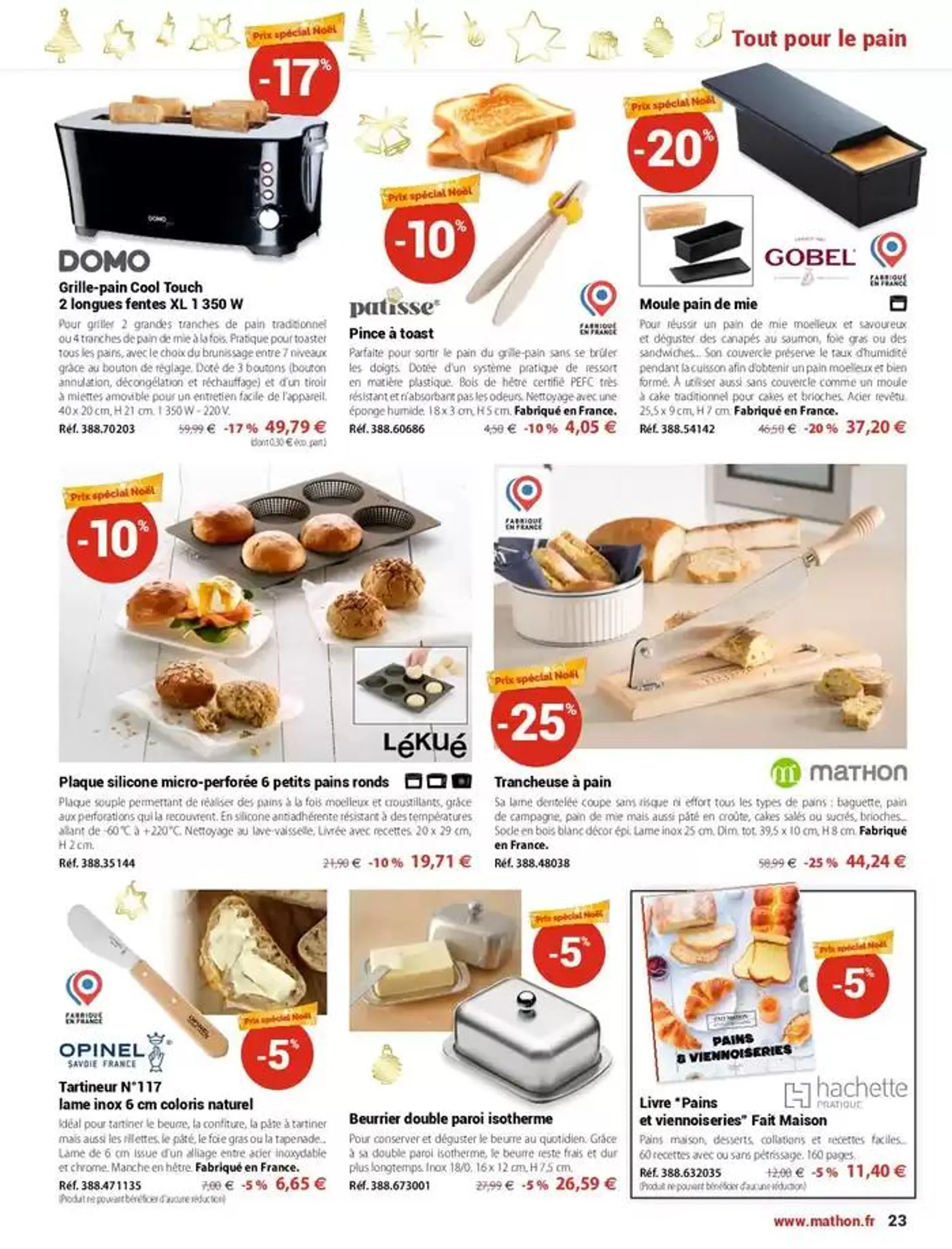  Noël Gourmand du 21 octobre au 31 décembre 2024 - Catalogue page 23