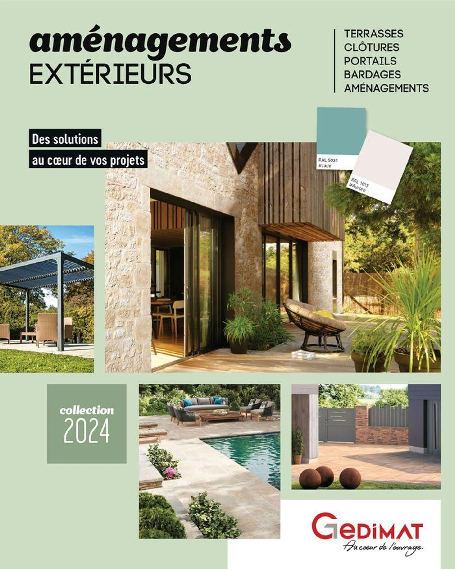 Catalogue Gedimat AMENAGEMENTS EXTERIEURS 2024 - 1