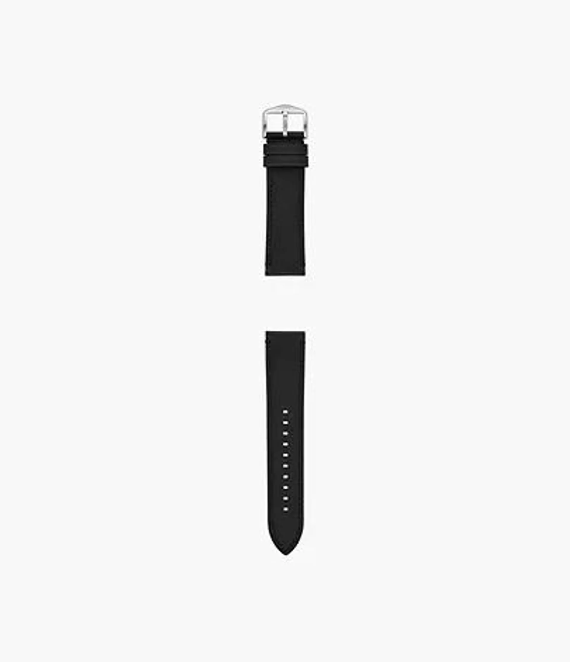 22mm Black LiteHide™ Leather Strap