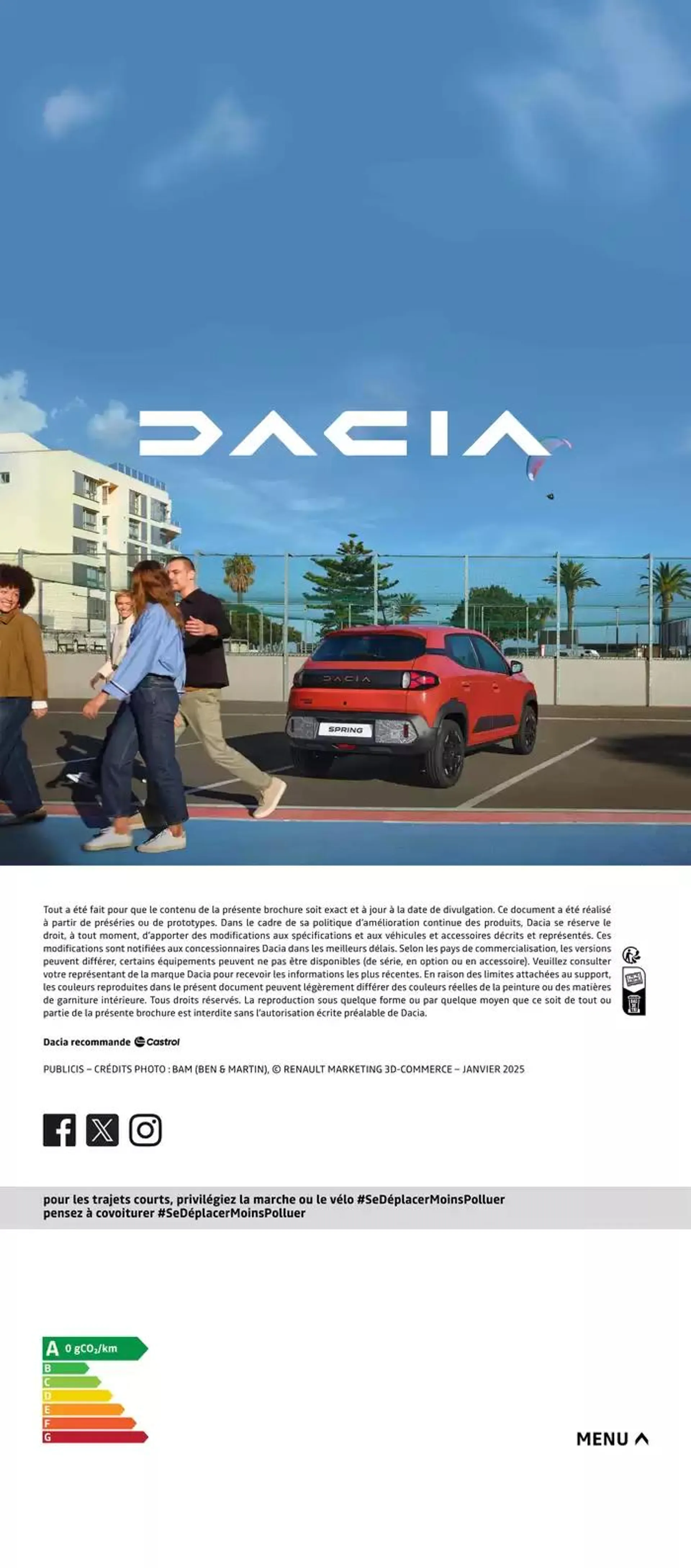 Dacia Spring du 10 février au 31 décembre 2025 - Catalogue page 20