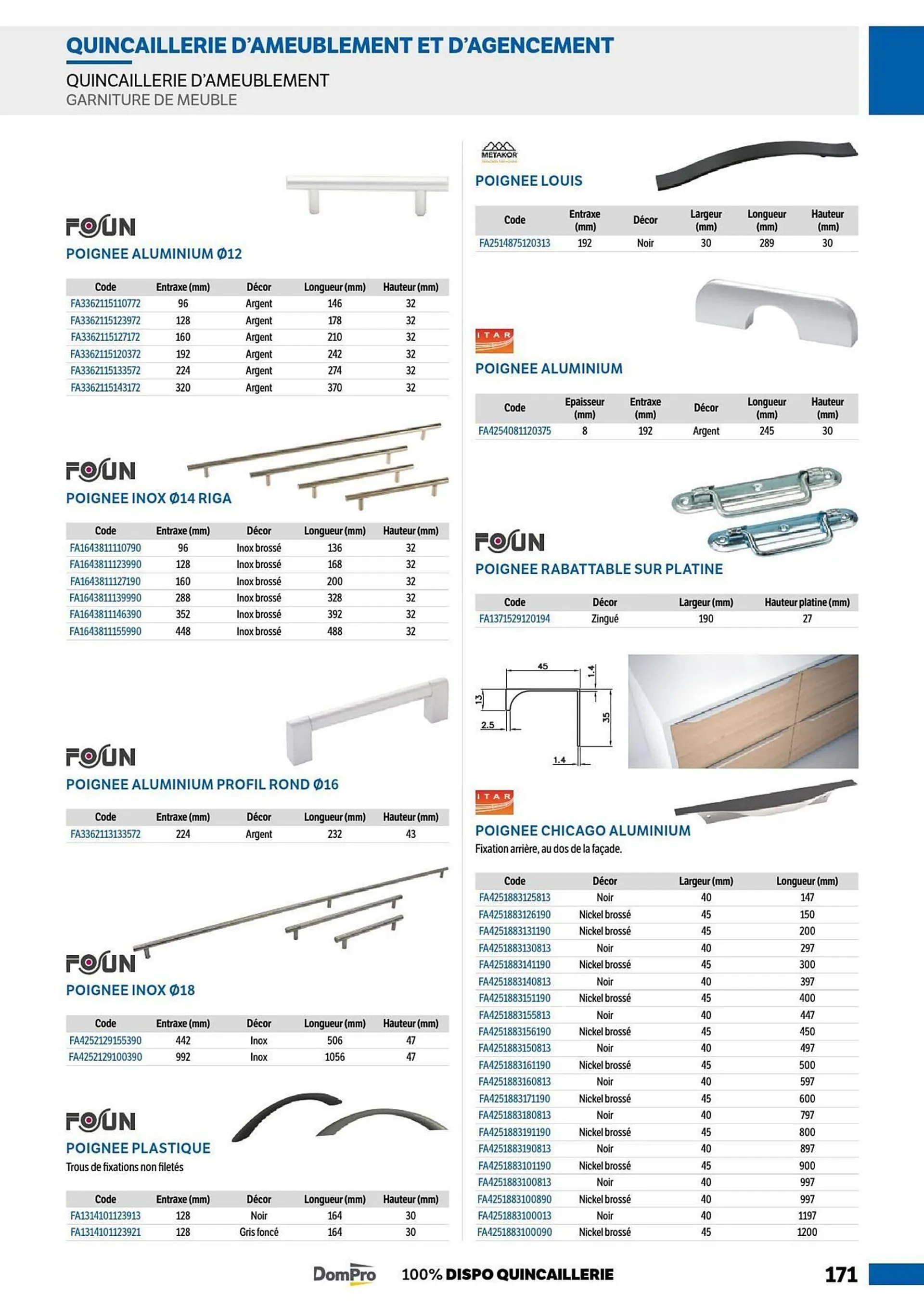 Catalogue DomPro du 8 juillet au 4 janvier 2025 - Catalogue page 171