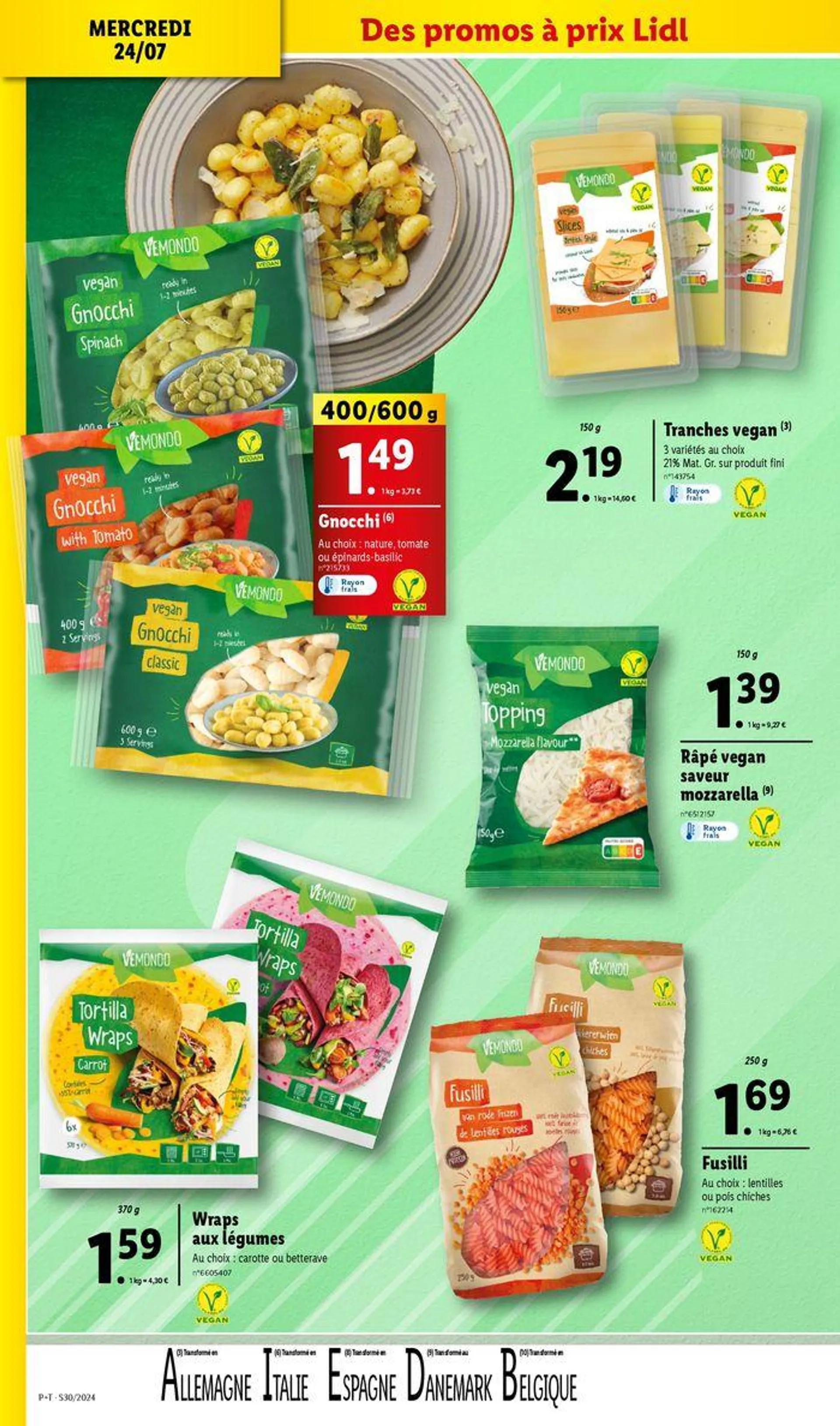 Profitez des journées opportunités pour dénicher vos produits du quotidien à prix Lidl du 24 juillet au 30 juillet 2024 - Catalogue page 30