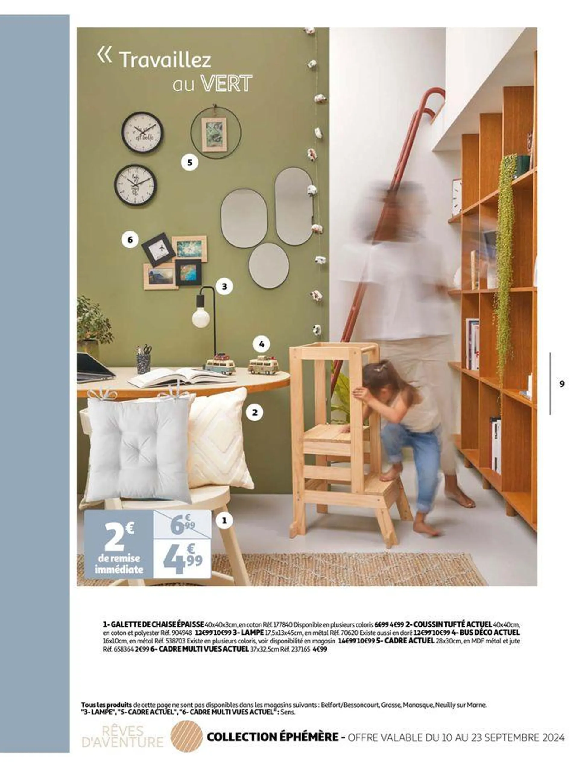 Collection Déco : Si bien chez soi du 10 septembre au 28 octobre 2024 - Catalogue page 9