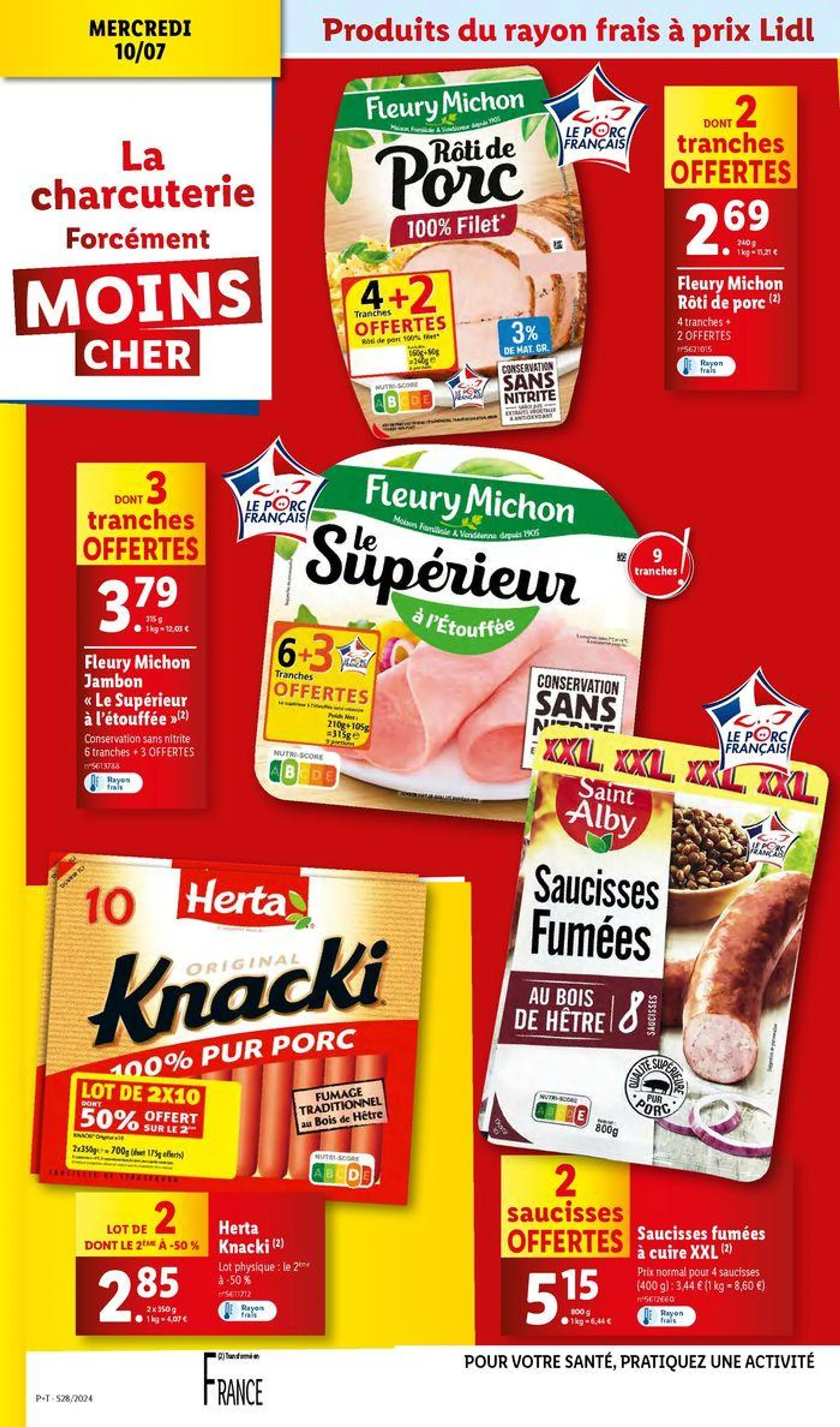 Profiez des petits prix pour des méga économies chez Lidl ! du 10 juillet au 16 juillet 2024 - Catalogue page 10