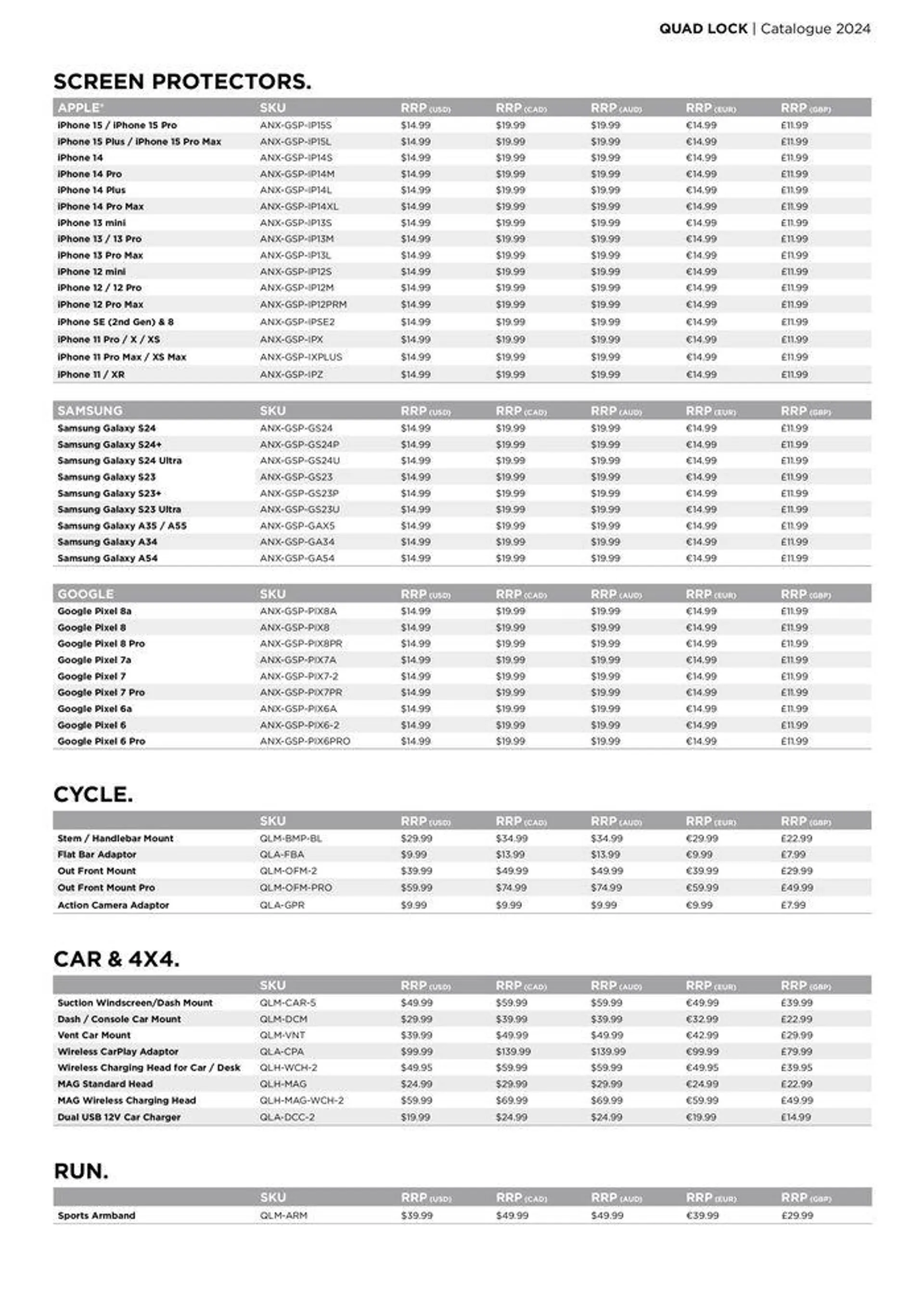 QUADLOCK 2024 du 12 juillet au 31 décembre 2024 - Catalogue page 33