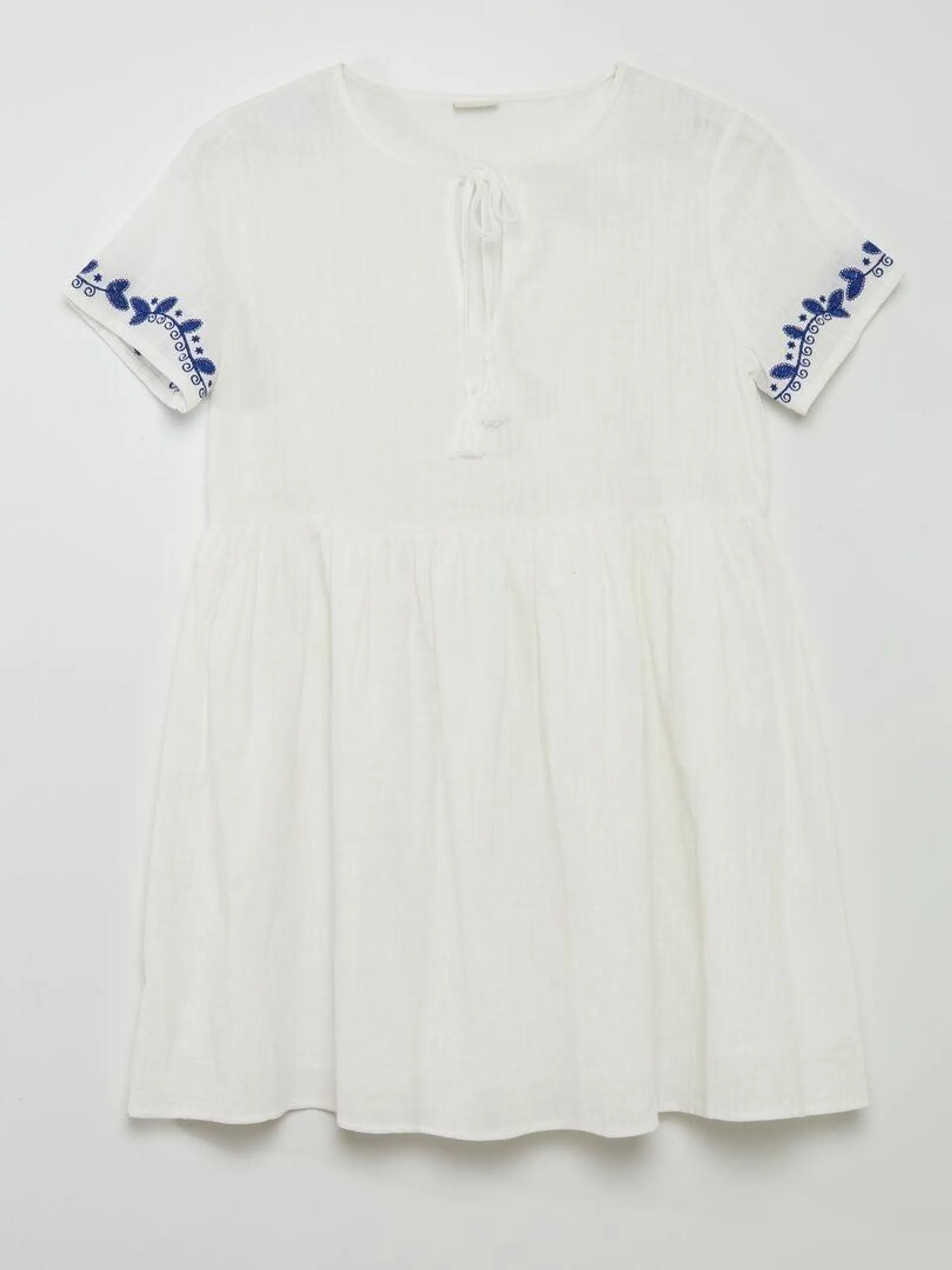 Robe en coton 'JDY' - Blanc