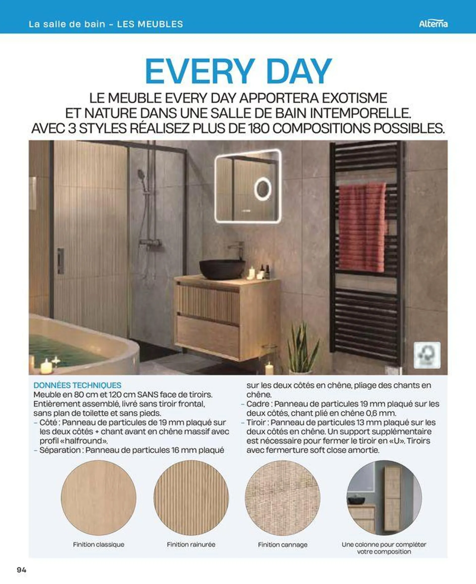 La salle de bain en toute sérénité du 2 juillet au 31 décembre 2024 - Catalogue page 94