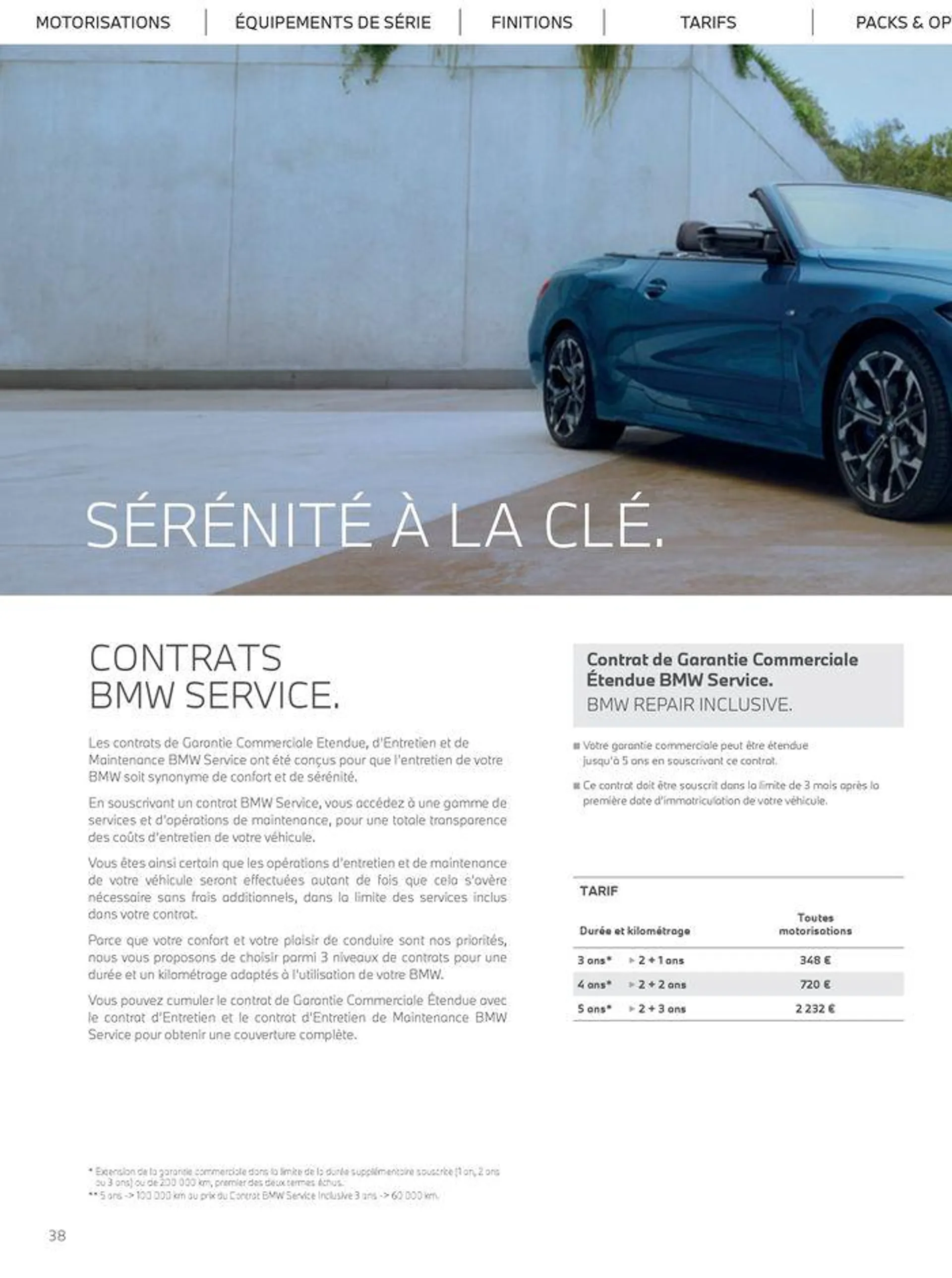 THE NEW 4 COUPÉ CABRIOLET du 26 juin au 31 janvier 2025 - Catalogue page 38