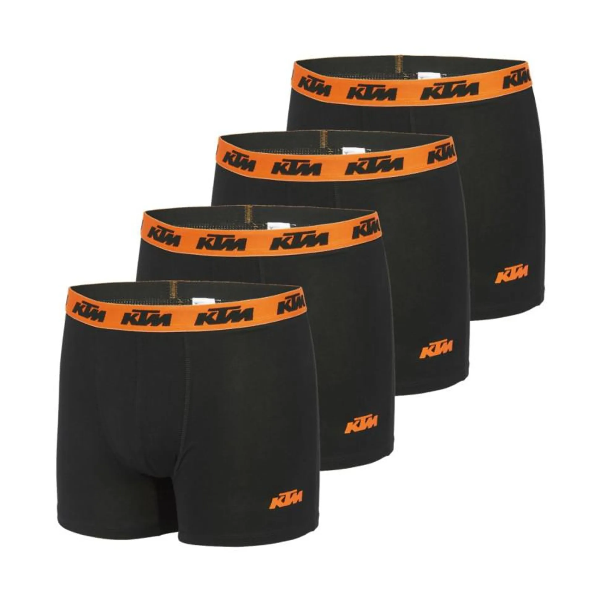 Lot de 4 boxers KTM noir en coton homme