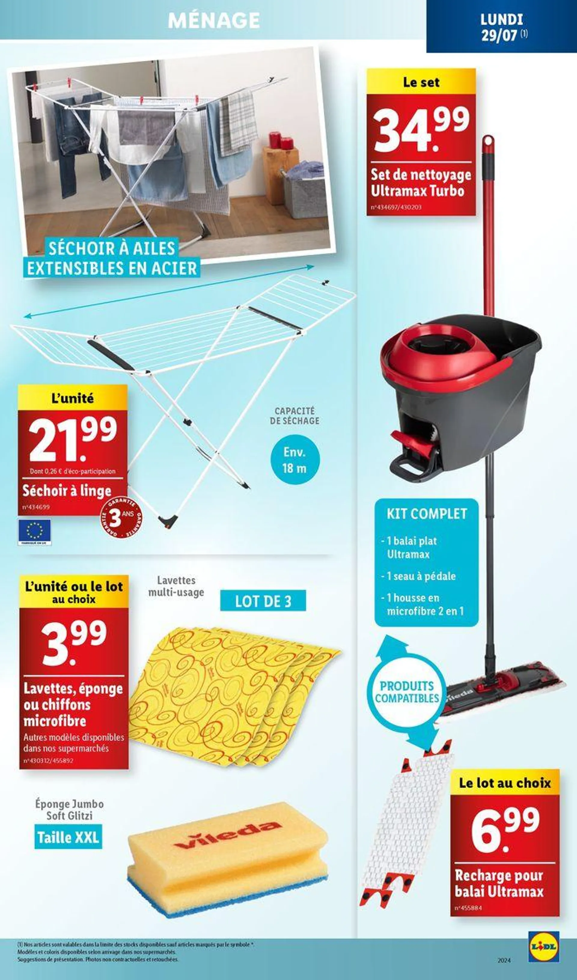 Ne passez pas à côté de nos offres bricolage et maison, toujours à prix Lidl ! du 25 juillet au 29 juillet 2024 - Catalogue page 23