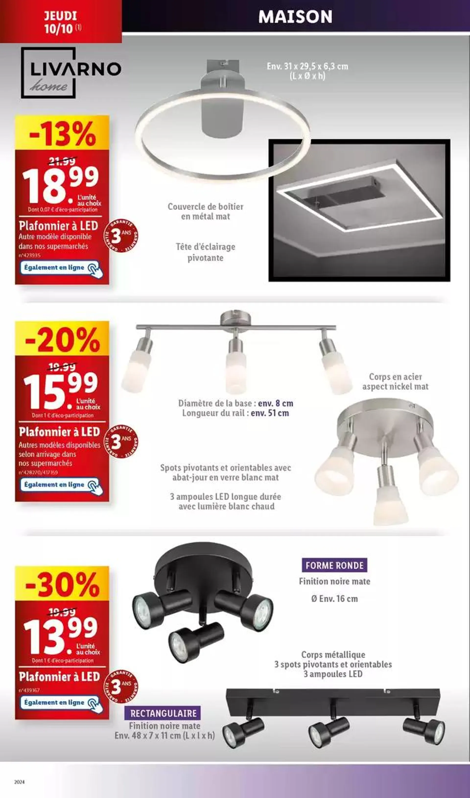 Découvrez des pièces tendances et accessibles, pour vous tenir chaud tout l'hiver du 10 octobre au 14 octobre 2024 - Catalogue page 10