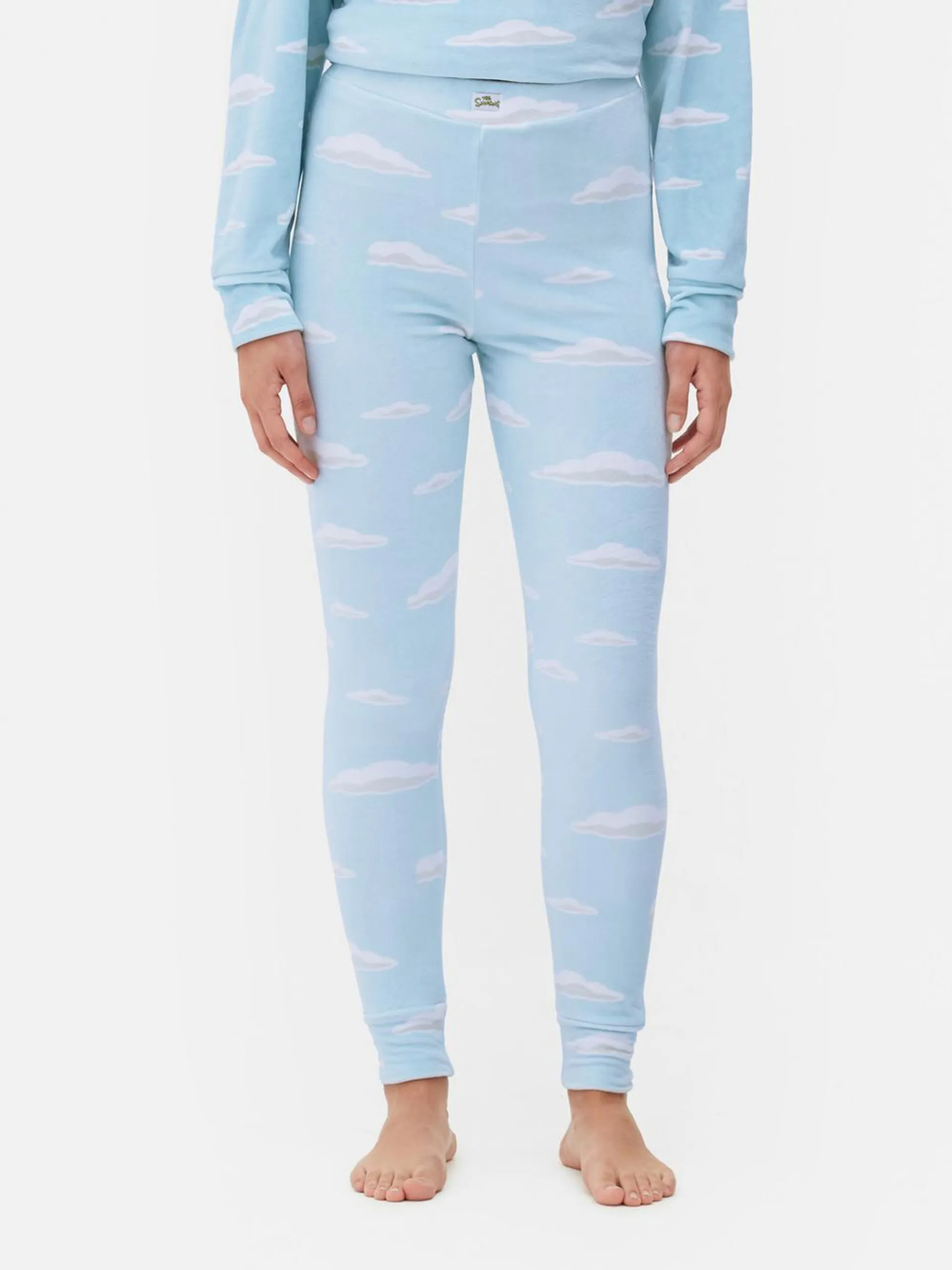 Legging de pyjama en velours Les Simpson