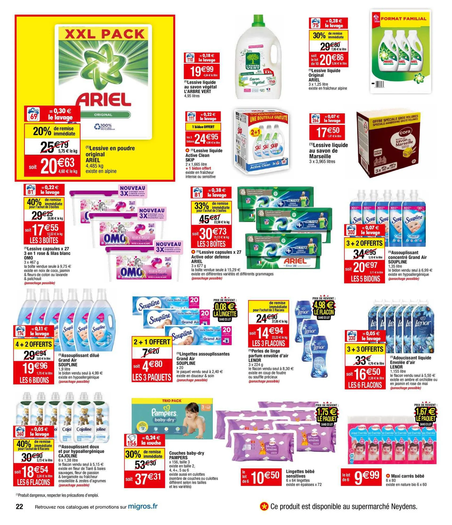 Catalogue Migros France du 23 août au 29 août 2023 - Catalogue page 22