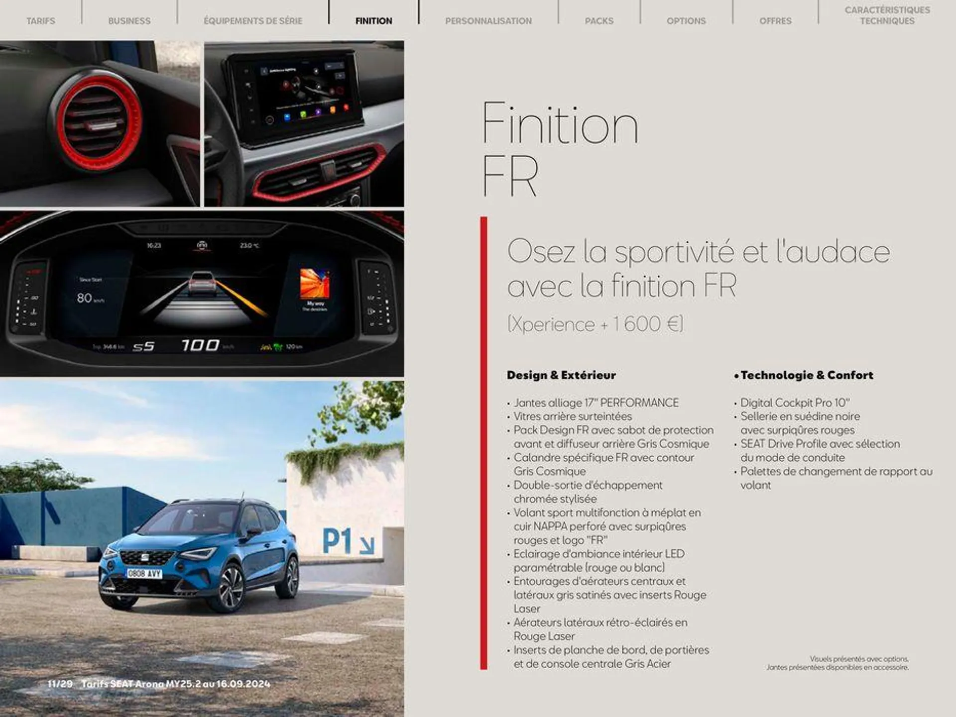 SEAT Arona du 24 septembre au 24 septembre 2025 - Catalogue page 11