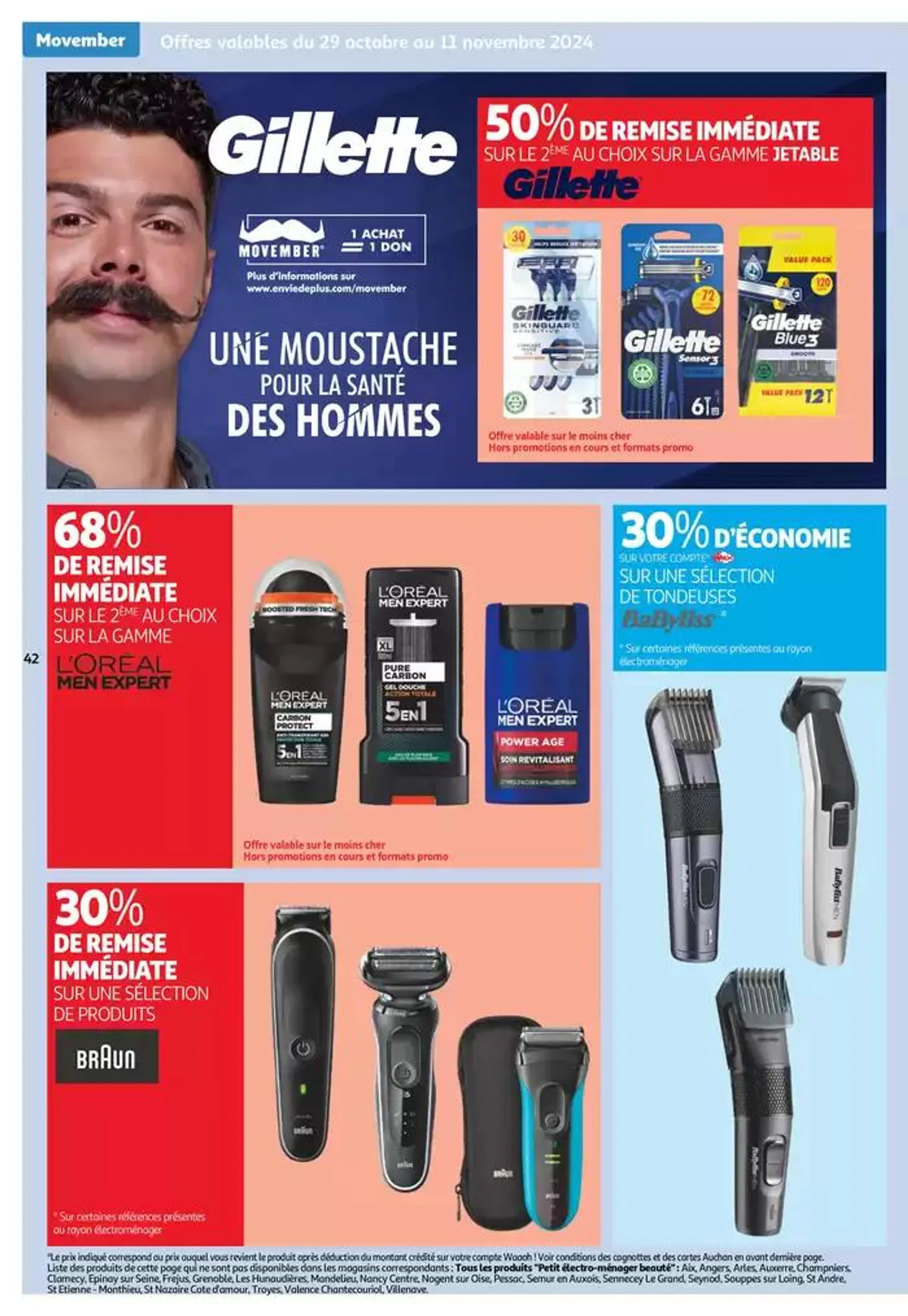 Top depart : 25 jours Auchan  du 29 octobre au 4 novembre 2024 - Catalogue page 42