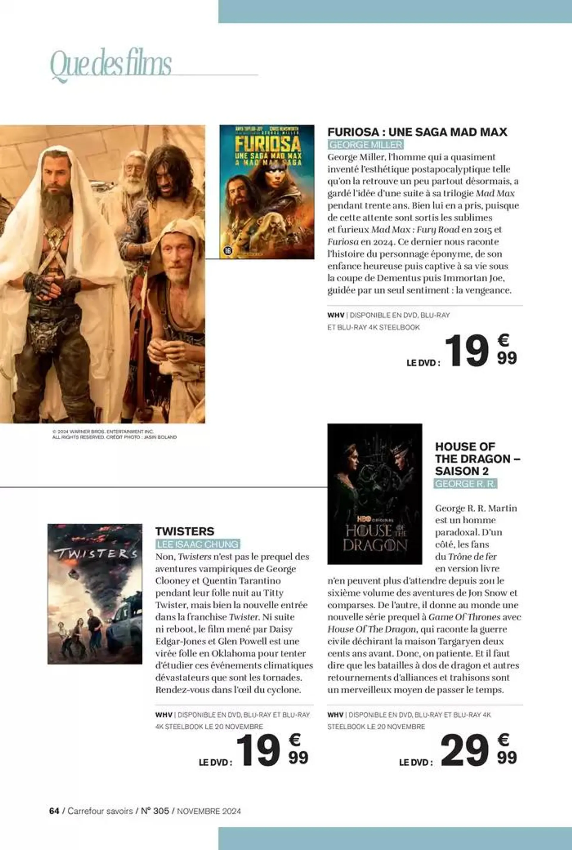 À CHACUN SA CULTURE du 1 novembre au 30 novembre 2024 - Catalogue page 64