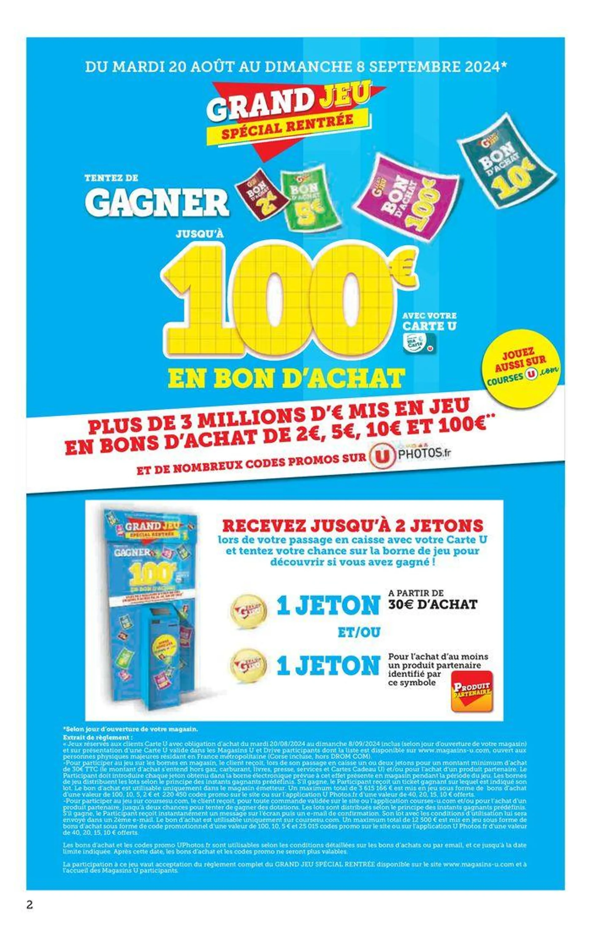 Catalogue U EXPRESS du 20 août au 1 septembre 2024 - Catalogue page 2