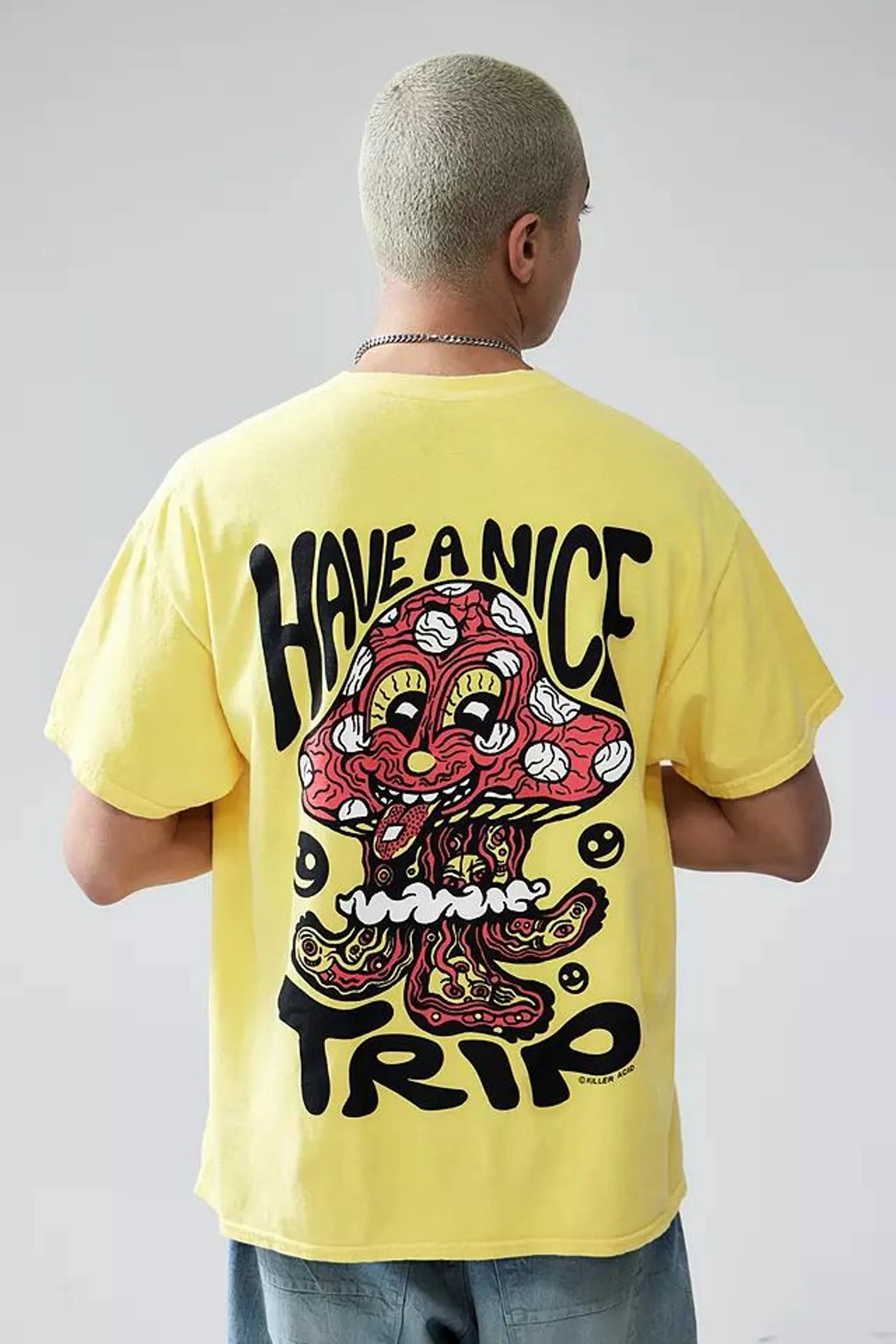 UO - T-shirt Killer Acid jaune