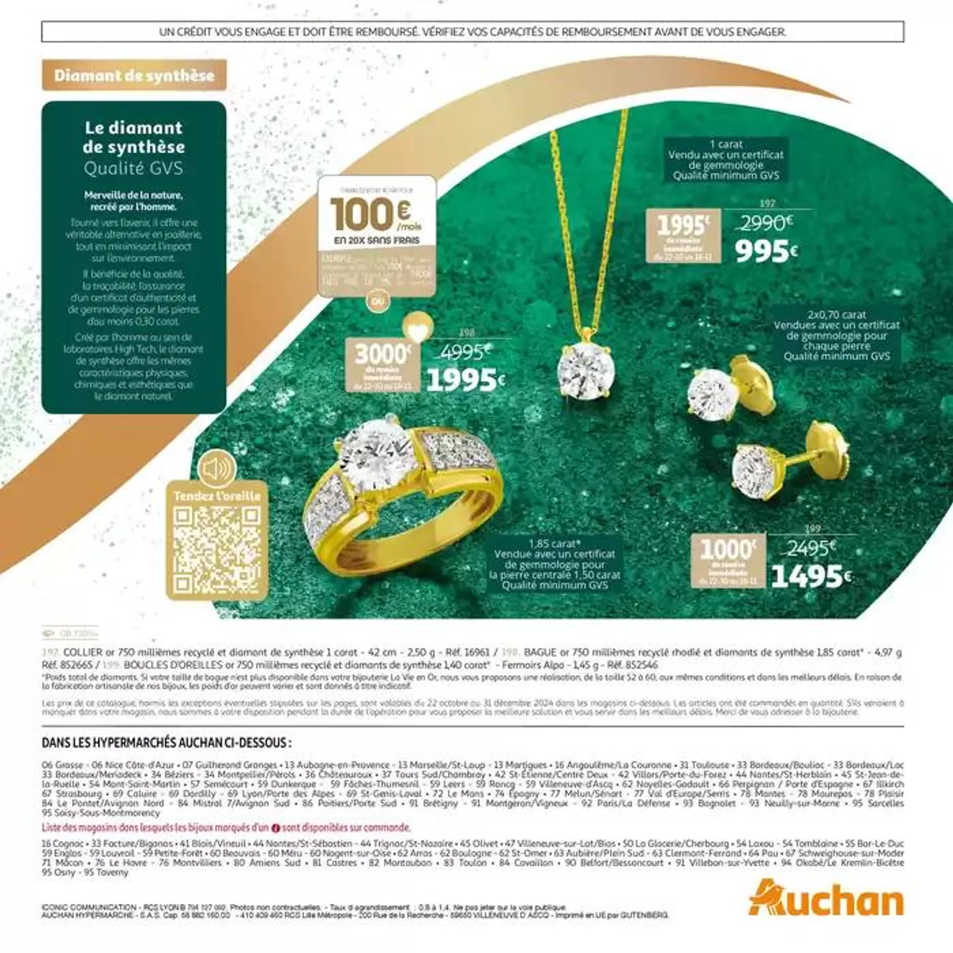 La VIE en OR : collection cadeaux bijoux du 22 octobre au 31 décembre 2024 - Catalogue page 16