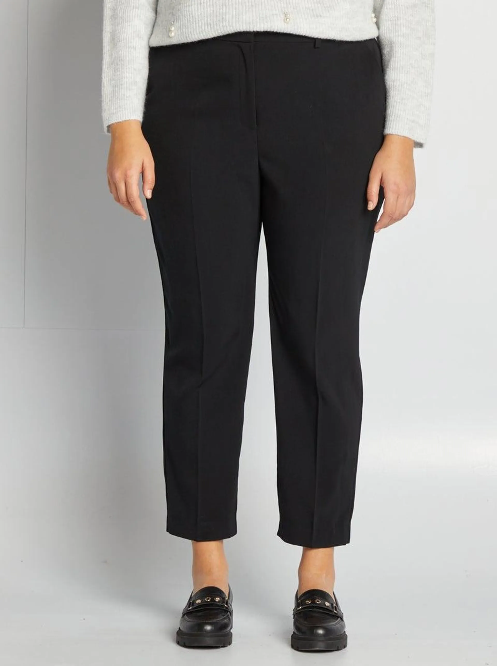 Pantalon cigarette - noir