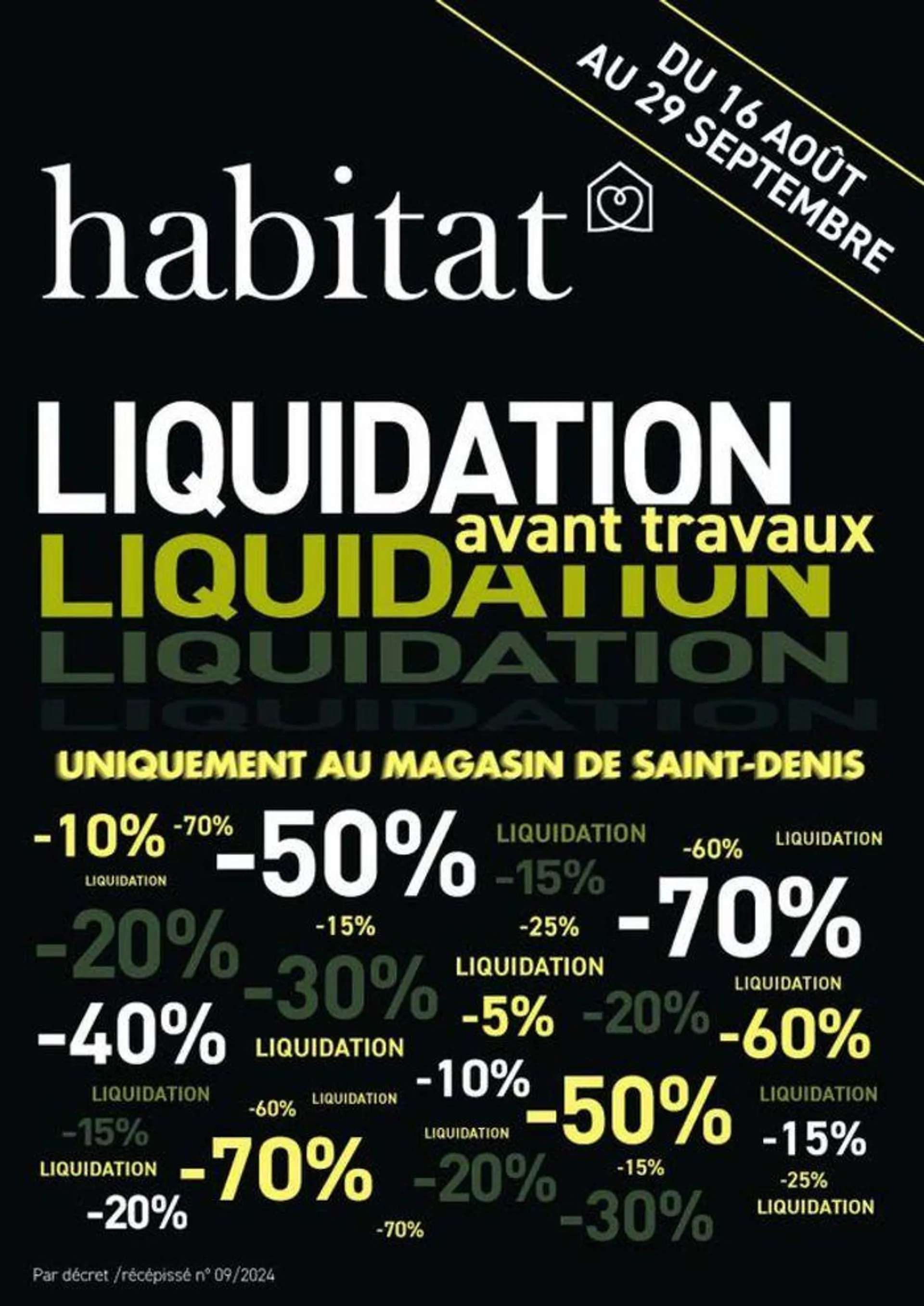 Liquidation avant travaux - 1