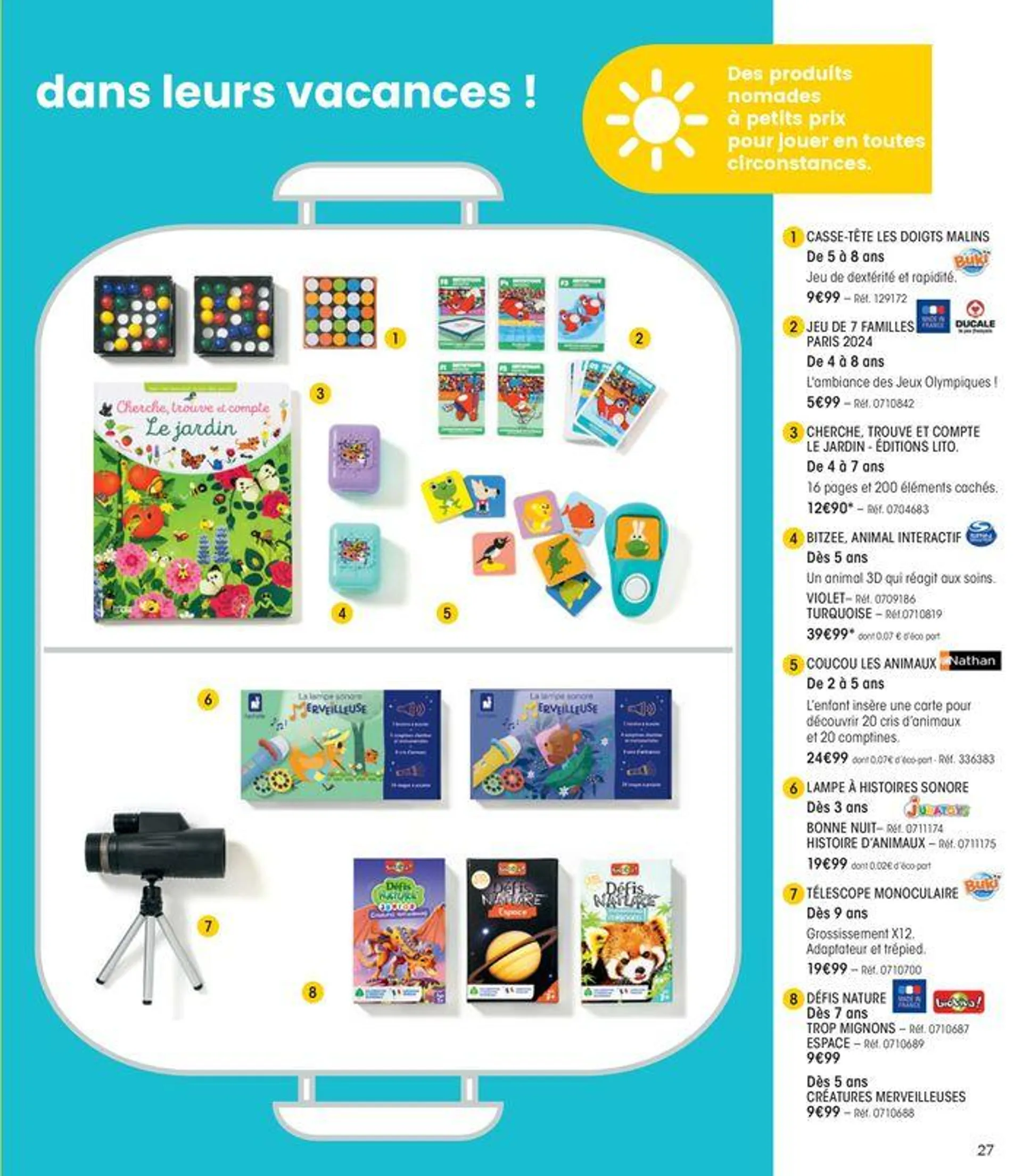 Catalogue printemps-été du 9 avril au 31 août 2024 - Catalogue page 27