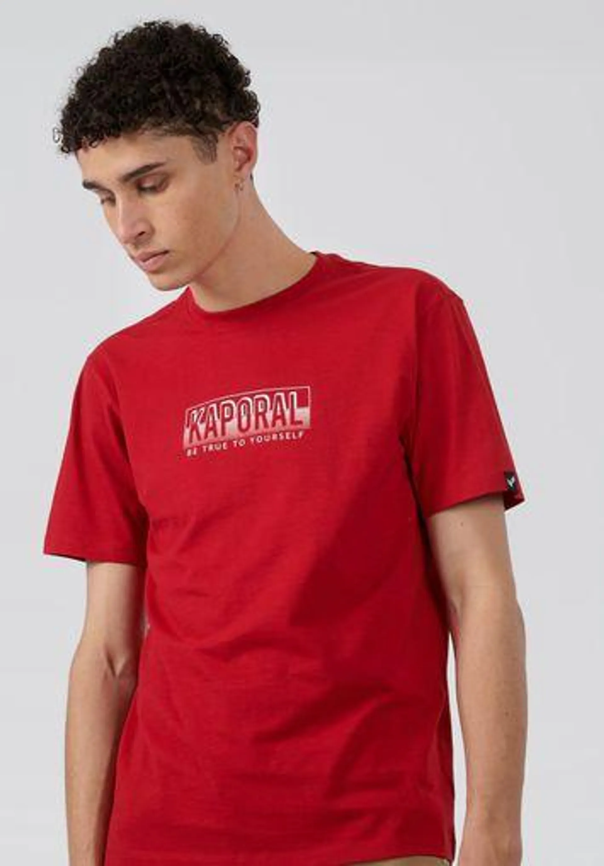 T-shirt rouge Homme en 100% coton bio