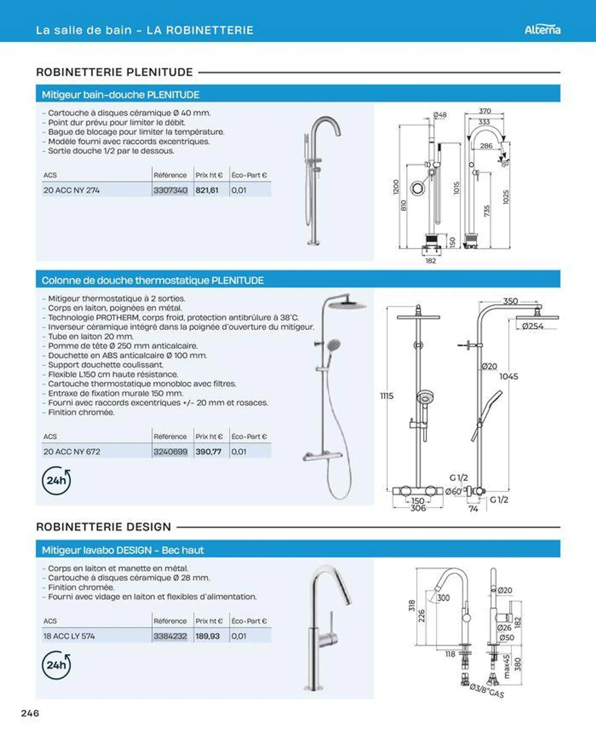 La salle de bain en toute sérénité du 2 juillet au 31 décembre 2024 - Catalogue page 246