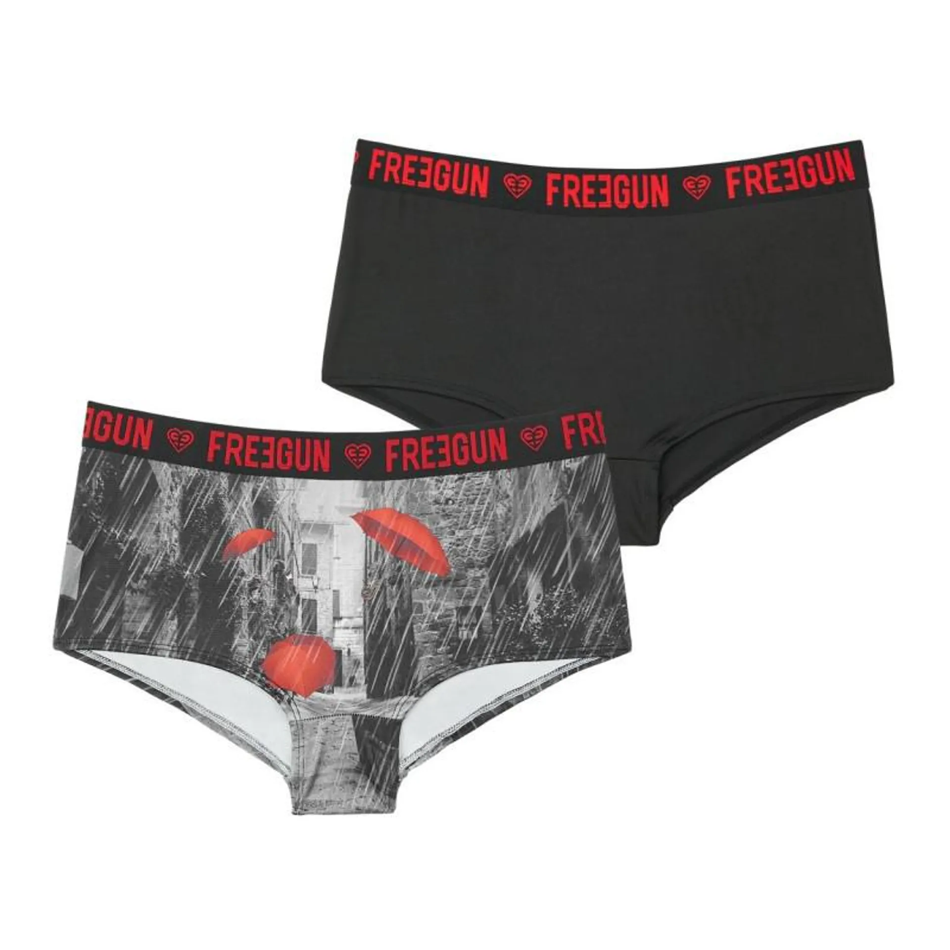 Lot de 2 Shortys Freegun fille Miss Freegun