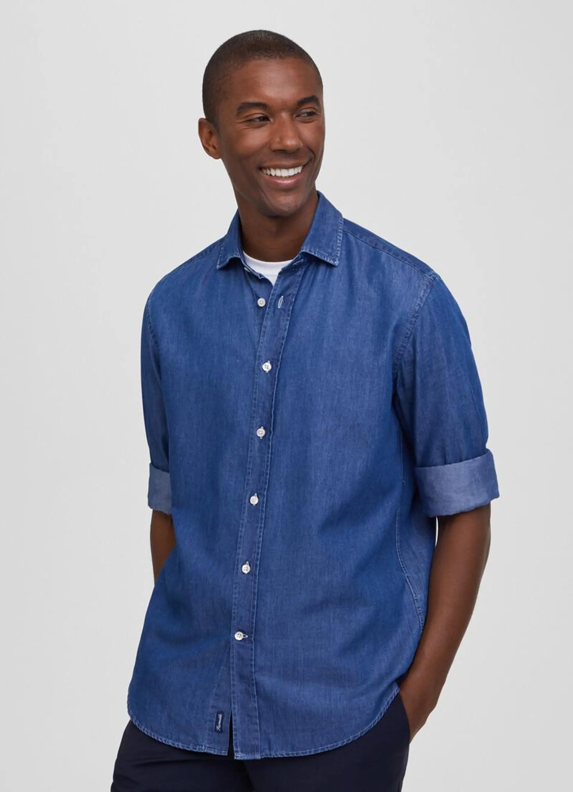 CHEMISE CHAMBRAY COUPE REGULAR