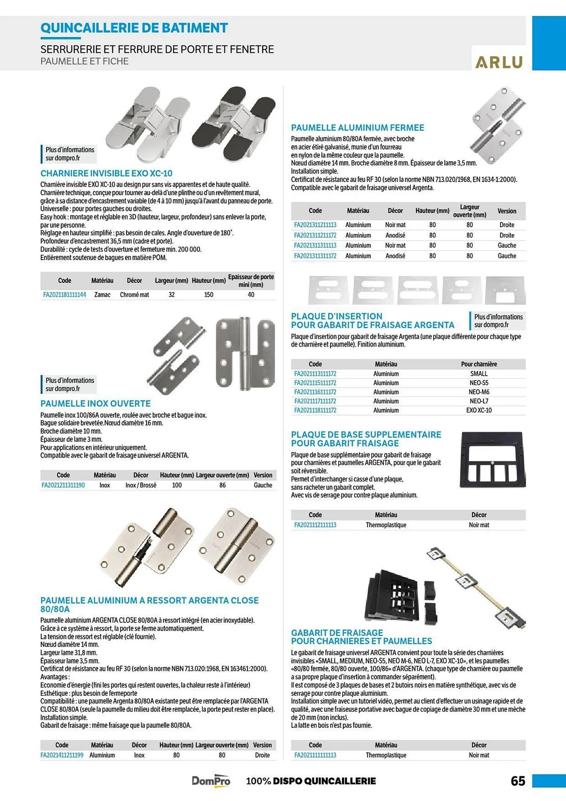 Catalogue DomPro - 65