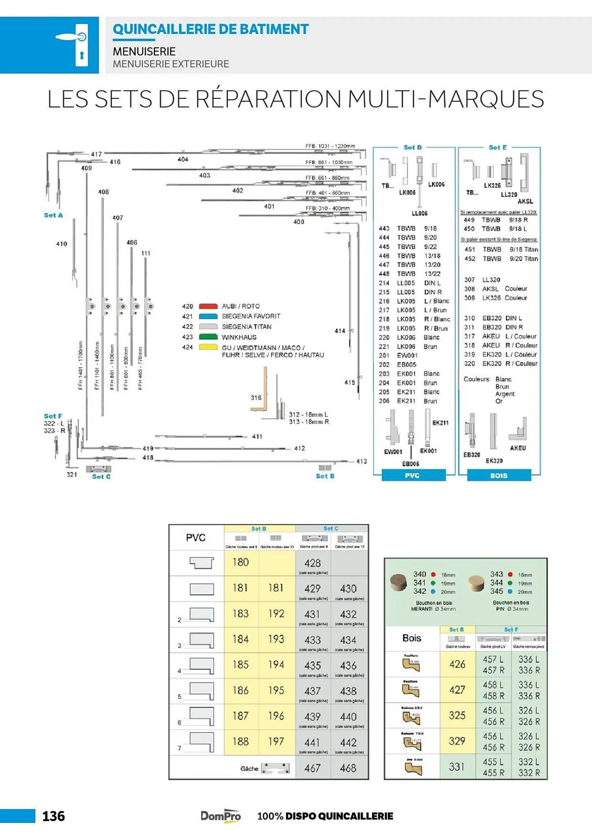 Catalogue DomPro du 8 juillet au 4 janvier 2025 - Catalogue page 136