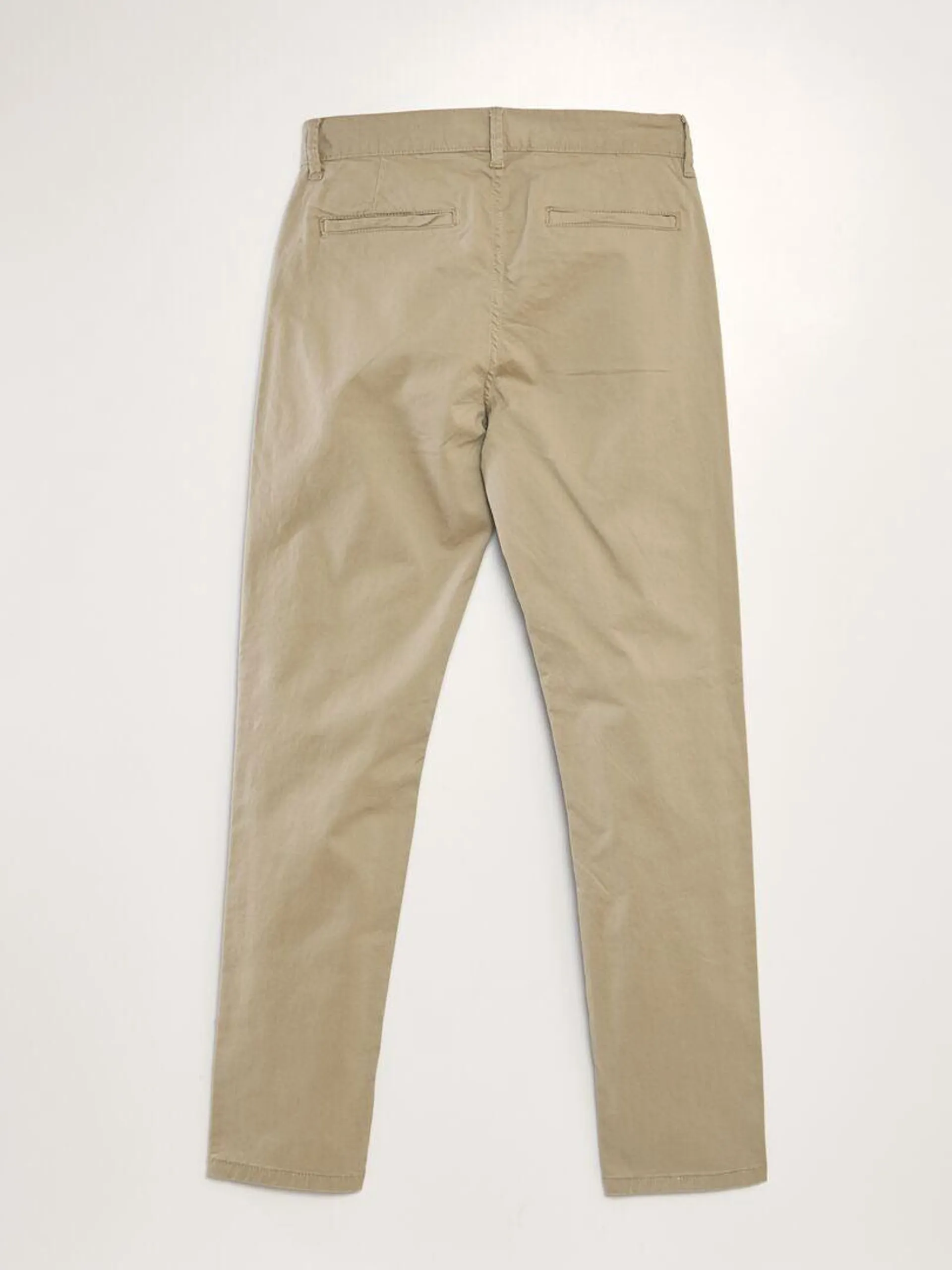 Pantalon chino slim - Beige